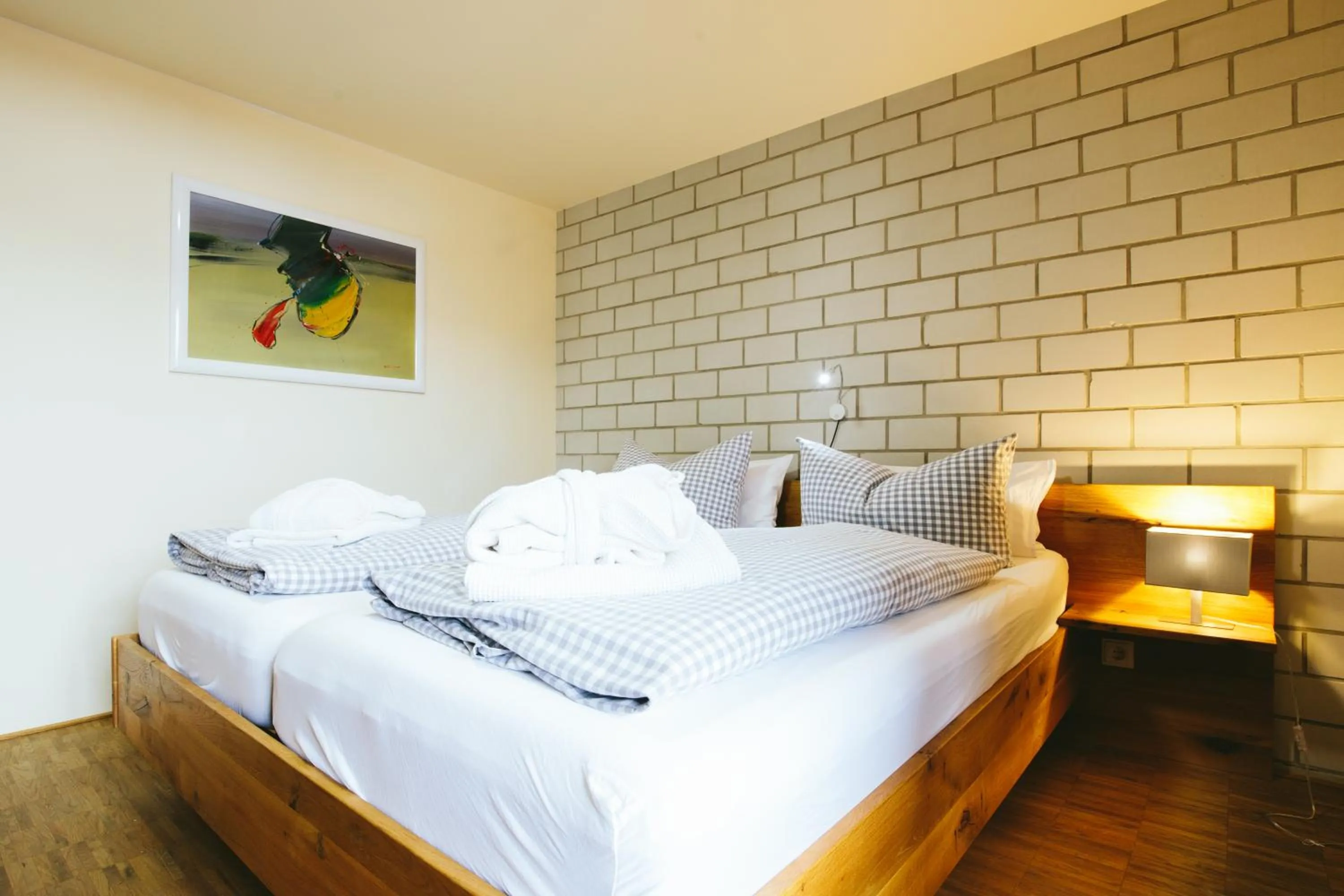 Bed in Apartmenthotel Oberstdorf