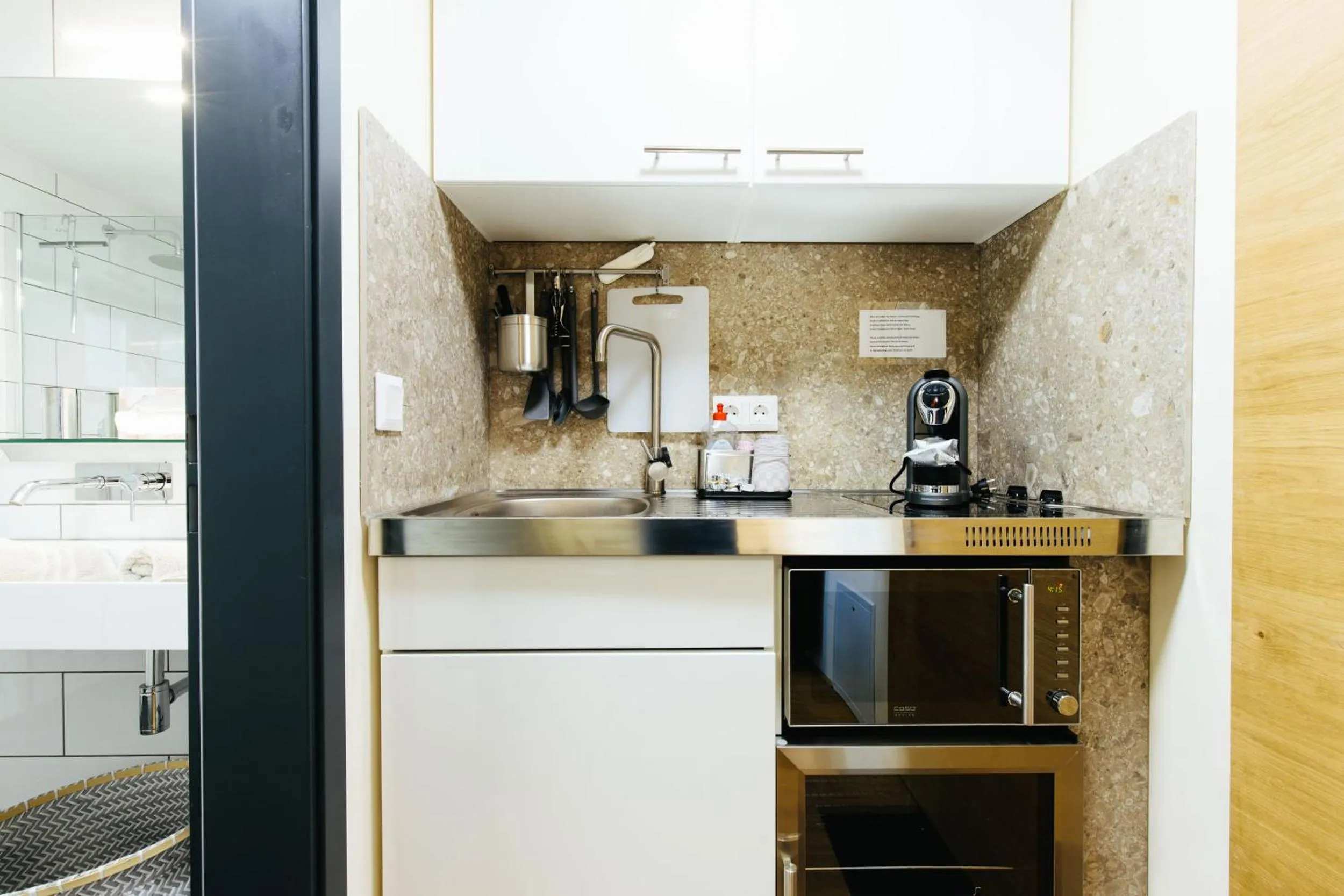 Kitchen or kitchenette in Apartmenthotel Oberstdorf