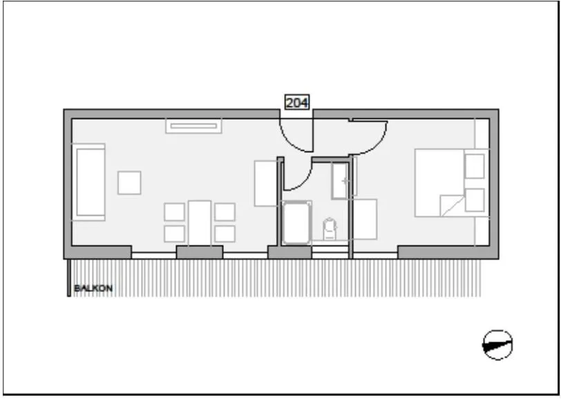 Photo of the whole room in Apartmenthotel Oberstdorf