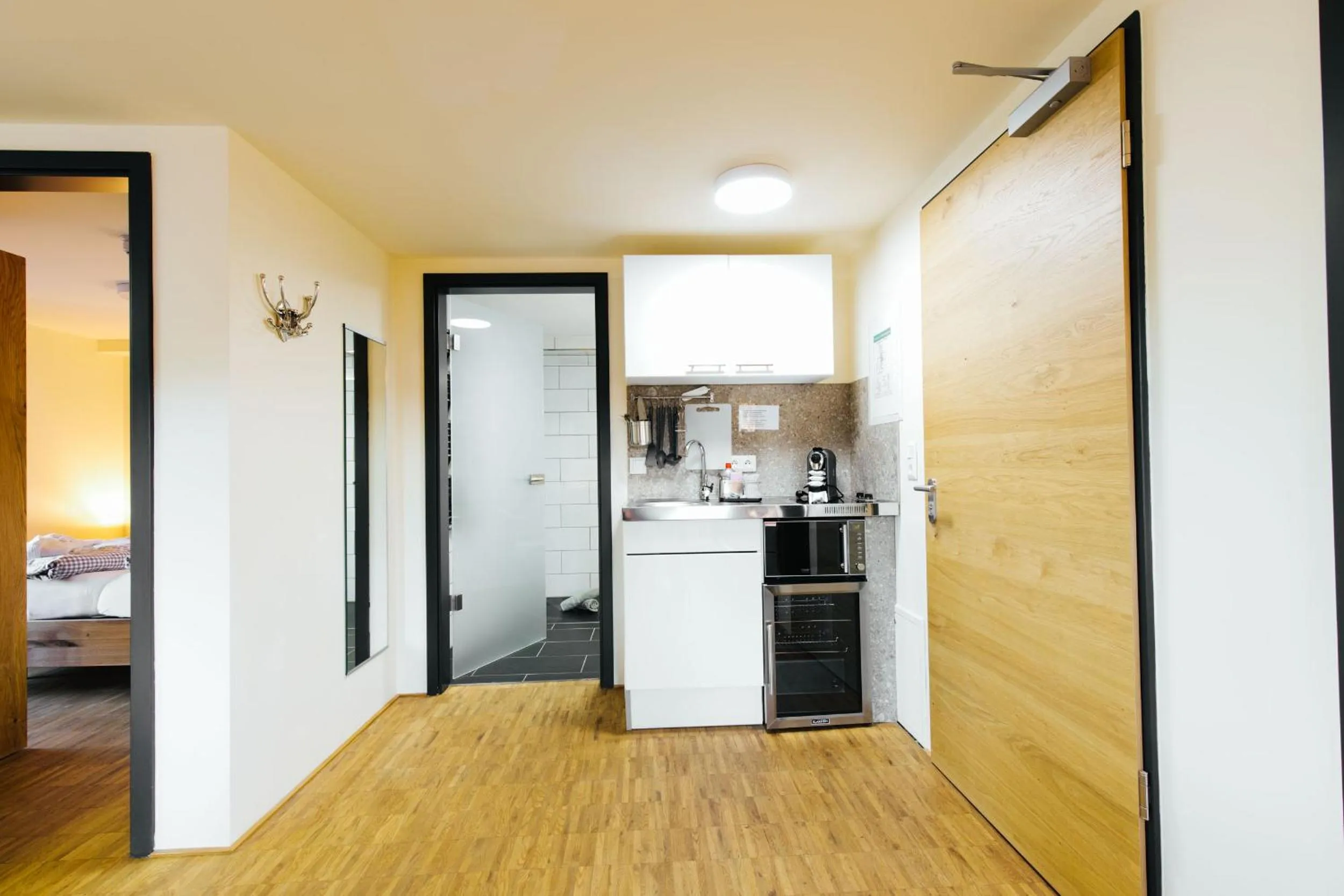 Kitchen or kitchenette in Apartmenthotel Oberstdorf