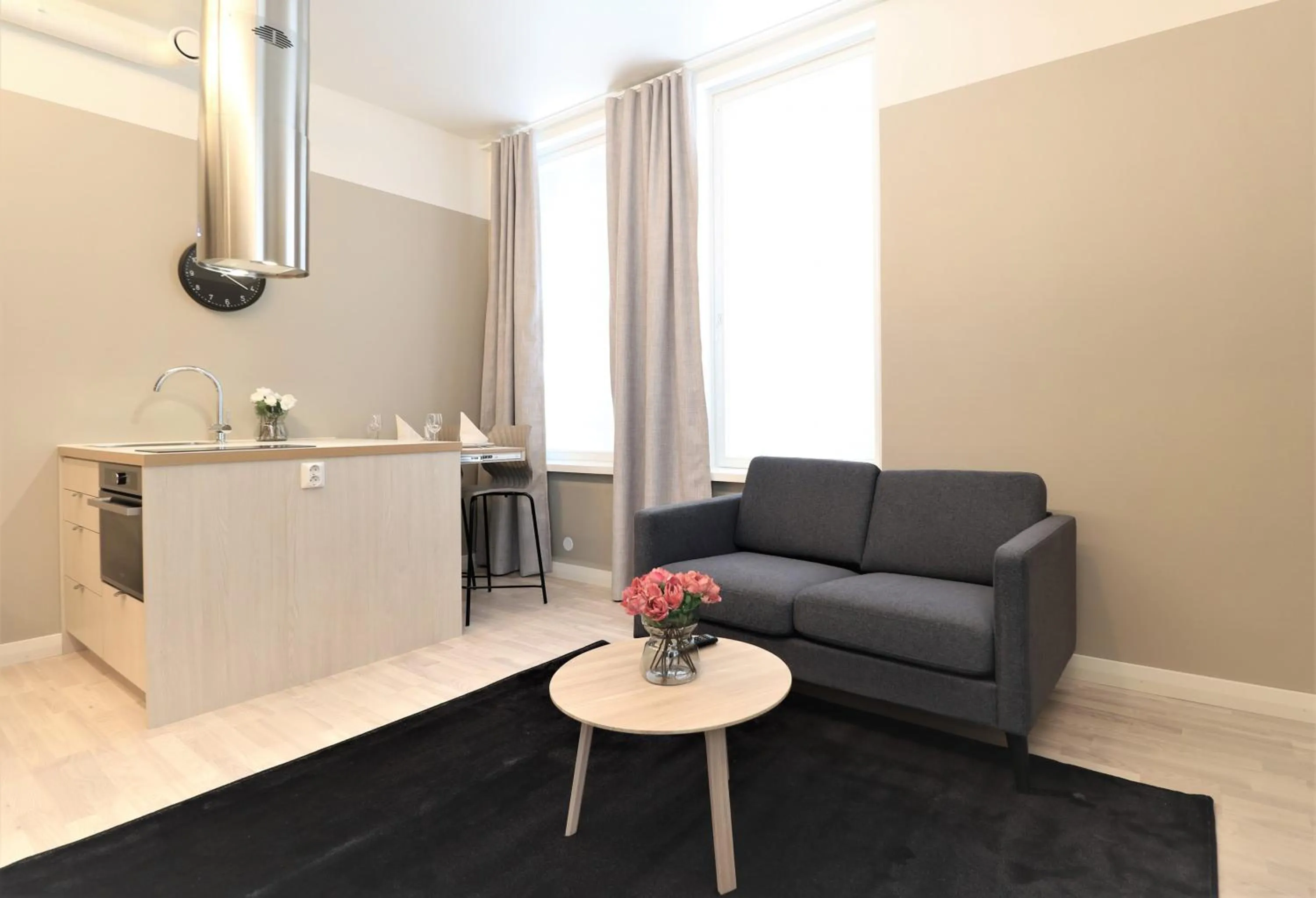 Living room in Forenom Aparthotel Vaasa