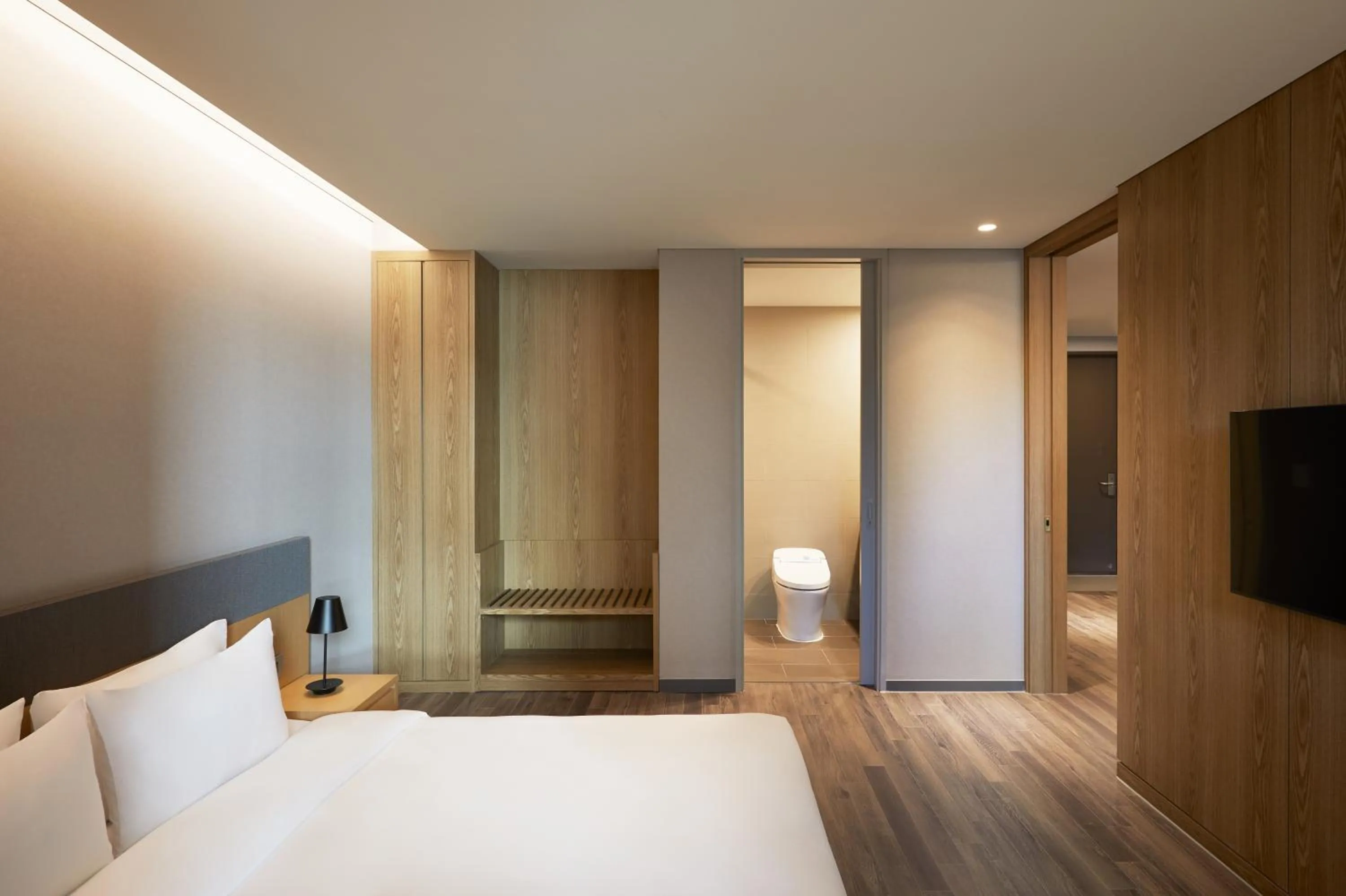 Bed in Yeosu Belle Mer