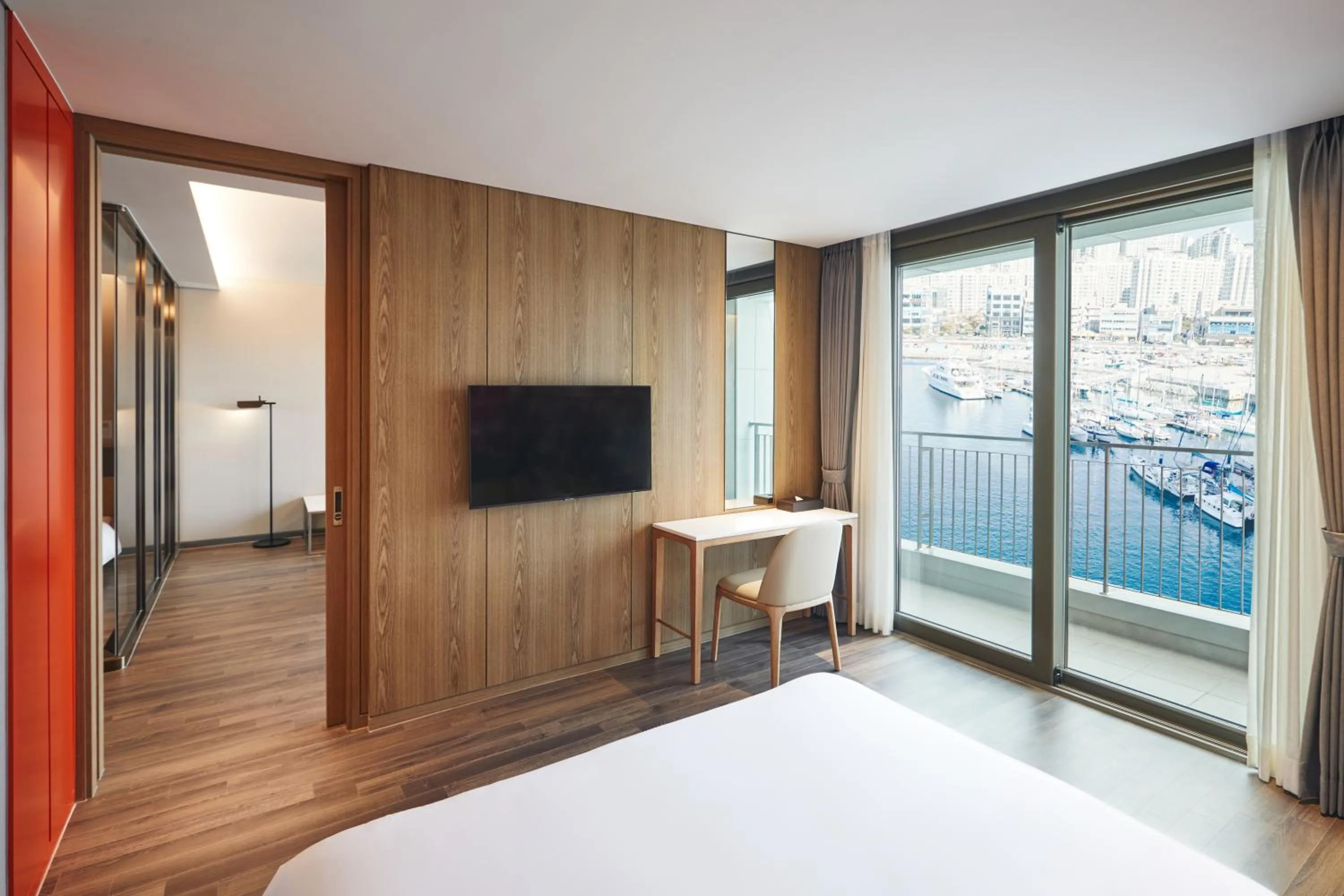 Bed in Yeosu Belle Mer