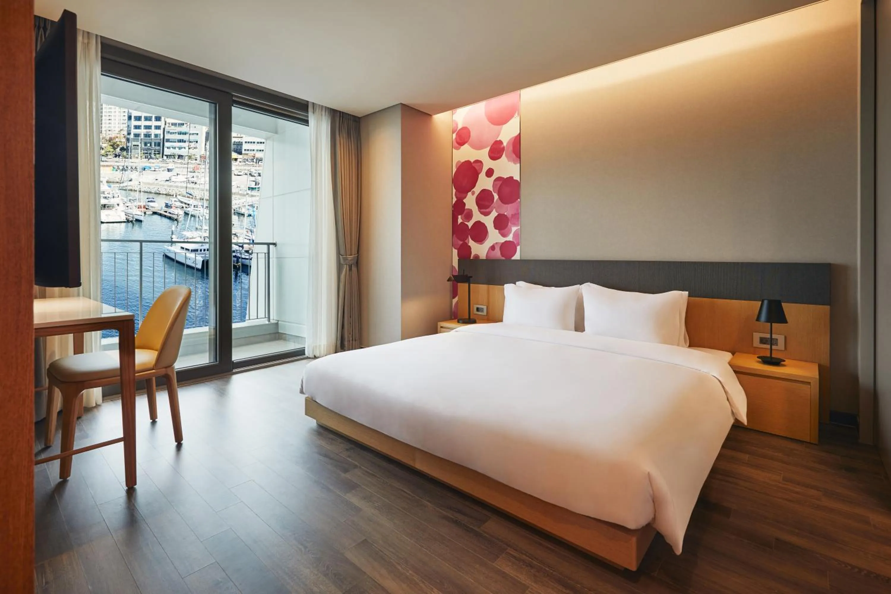 Bed in Yeosu Belle Mer