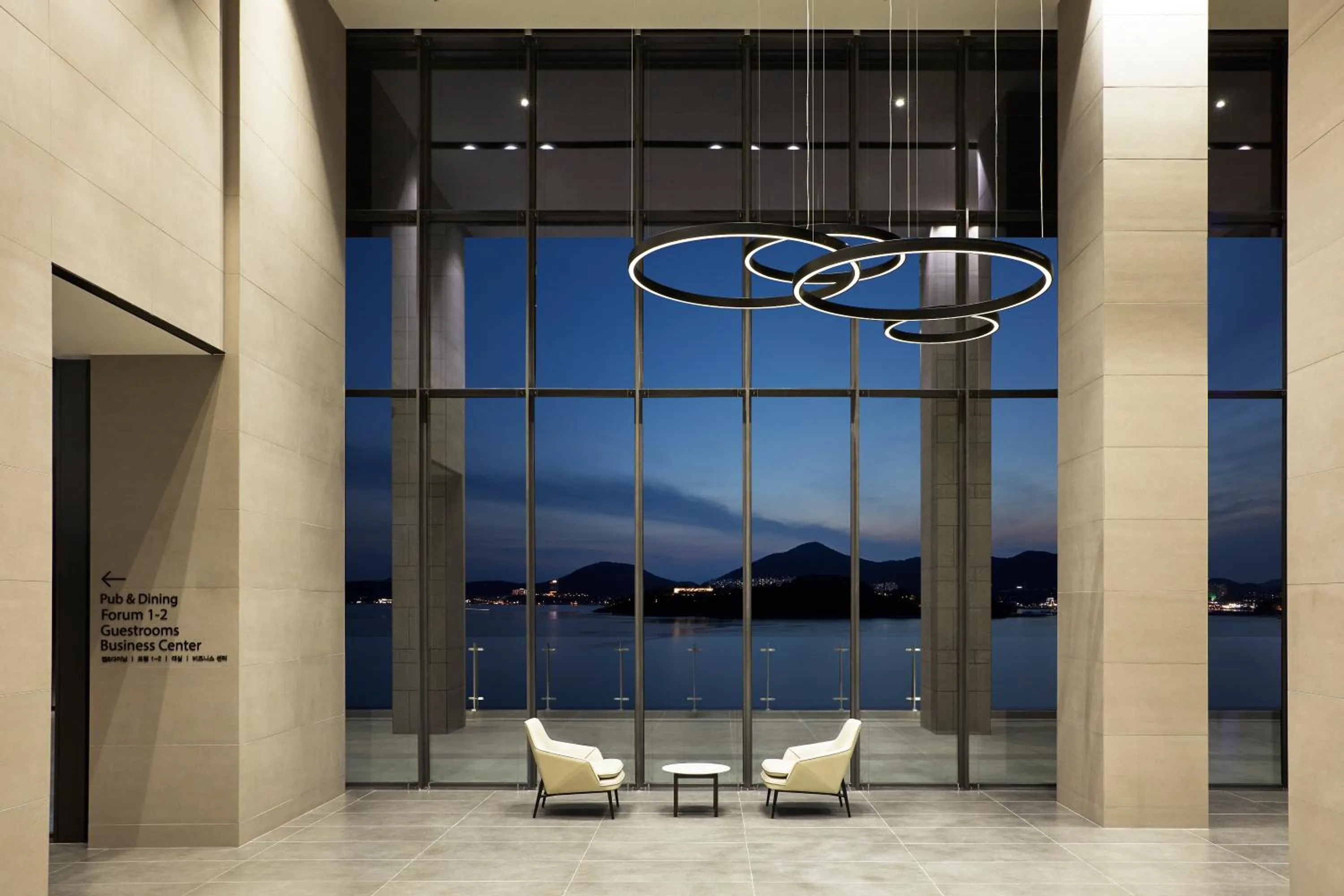 Lobby or reception in Yeosu Belle Mer