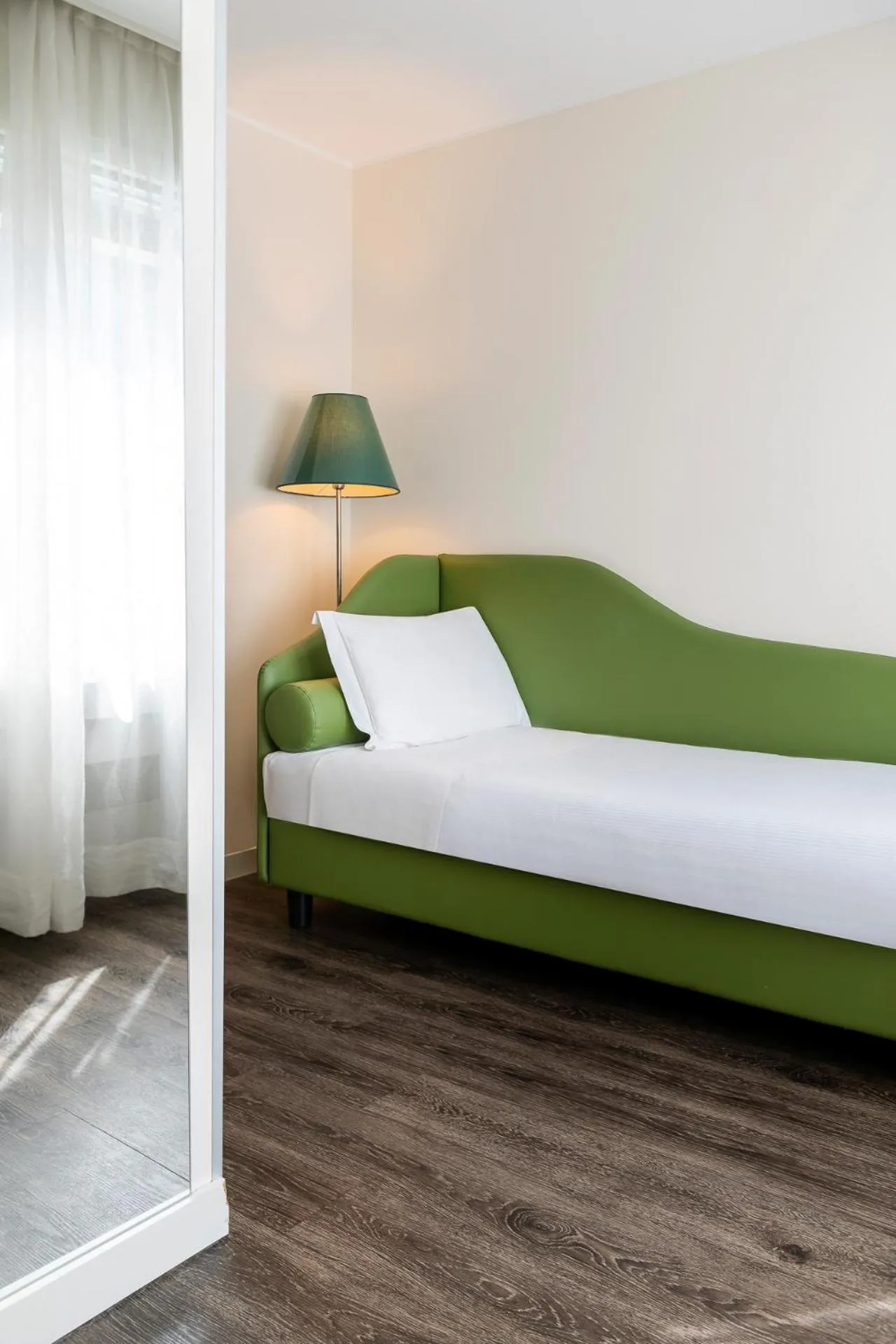 Bed in Hotel Admiral Lugano