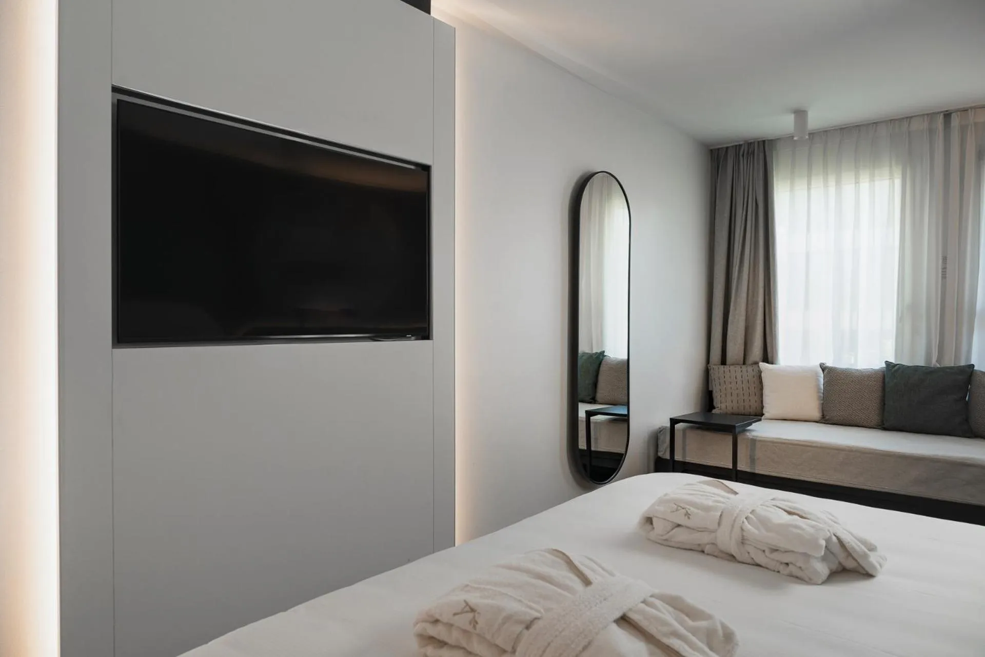 Bed in Hotel Admiral Lugano