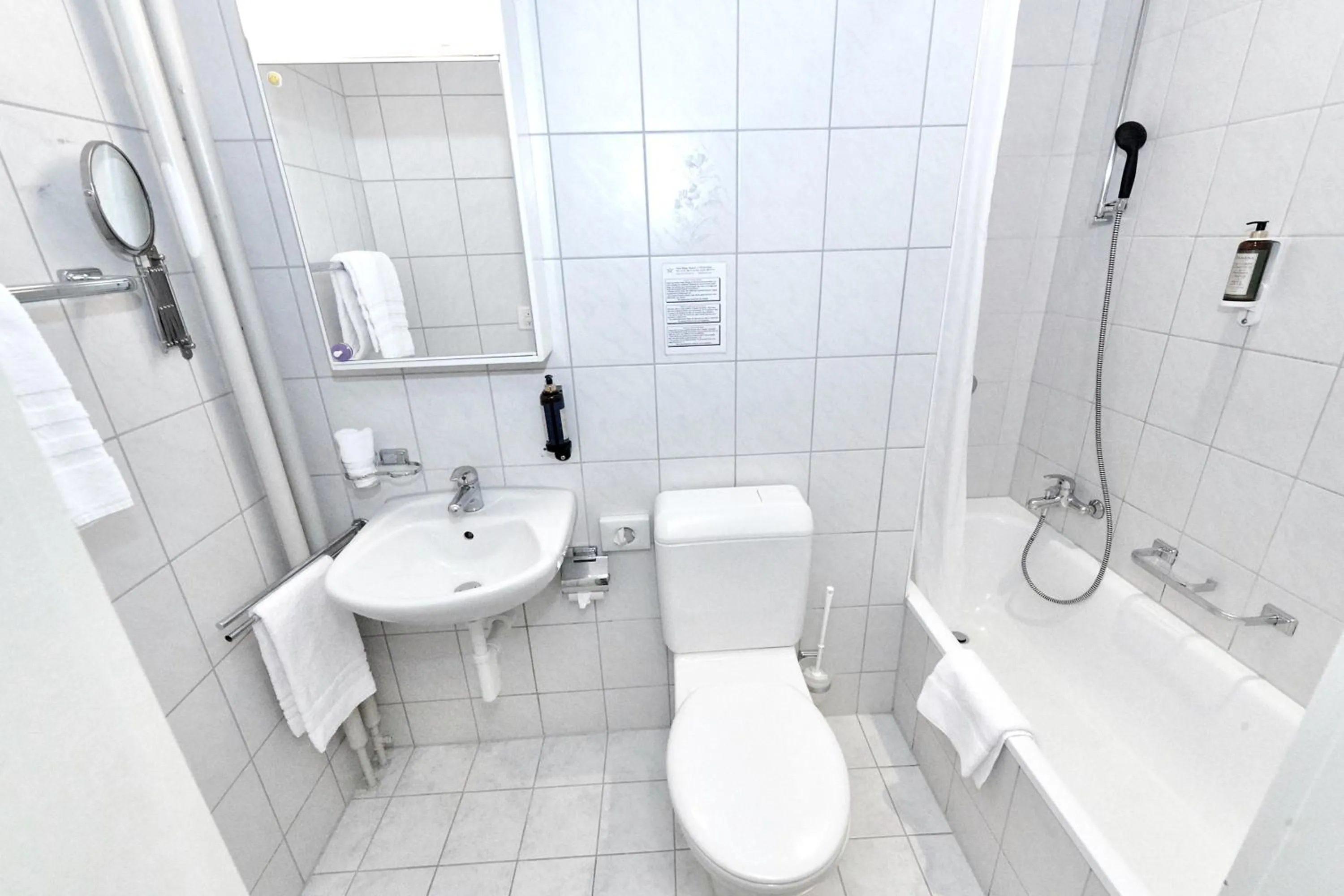 Bathroom in BALEGRA City Hotel Basel Contactless Self Check-in