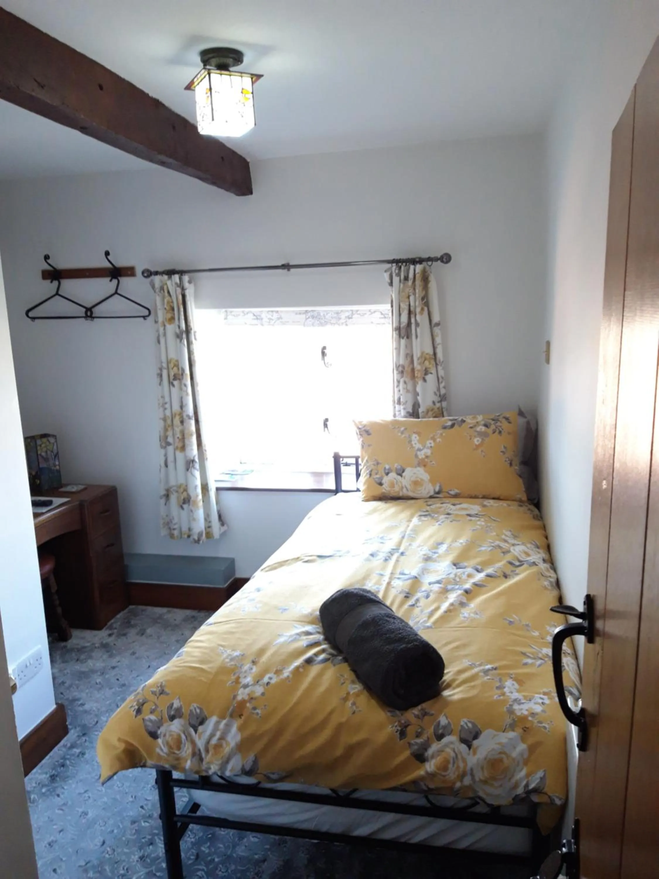 Bed in Upper Eyton Farmhouse B&B