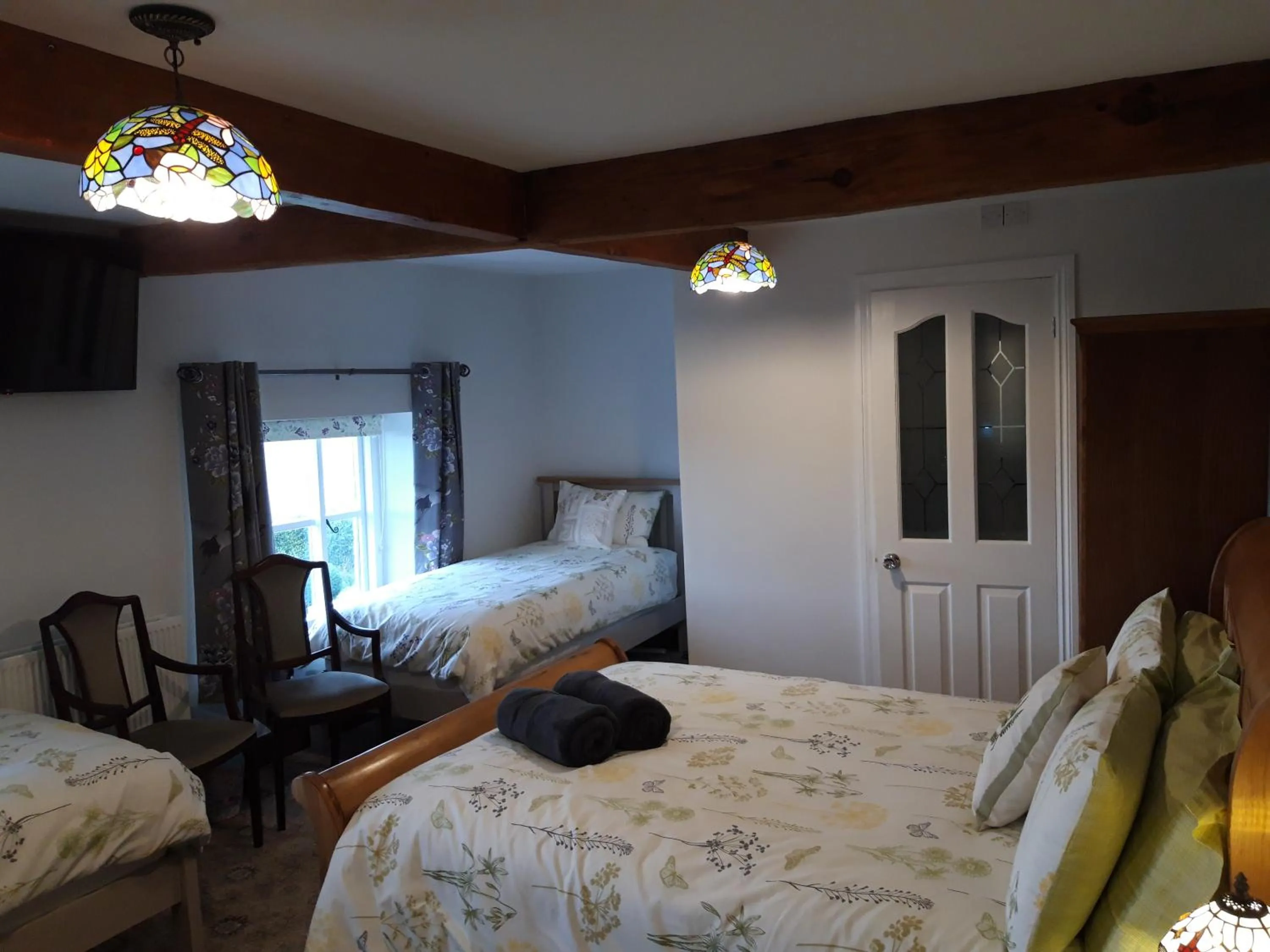 Bed in Upper Eyton Farmhouse B&B