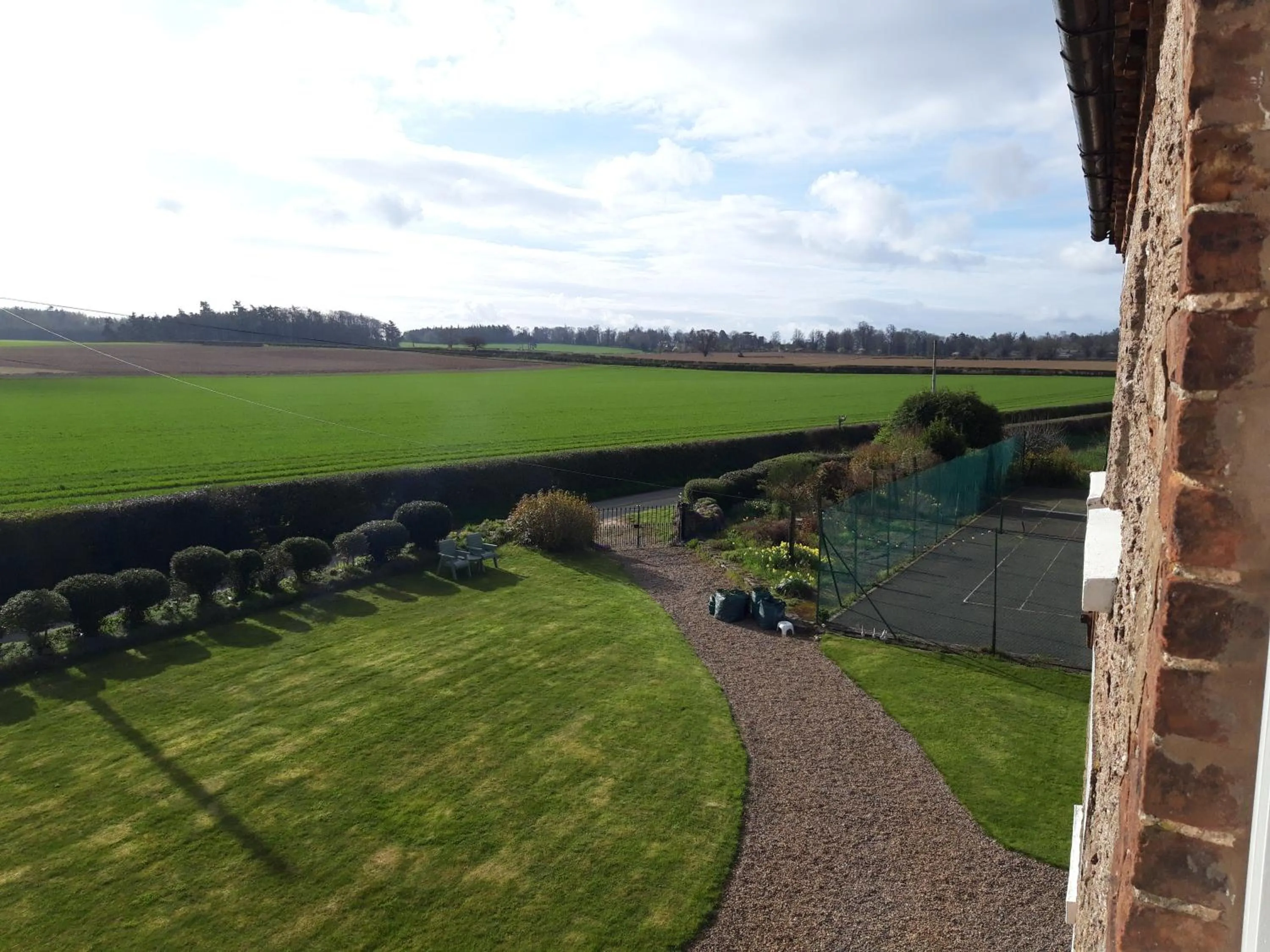 Garden in Upper Eyton Farmhouse B&B