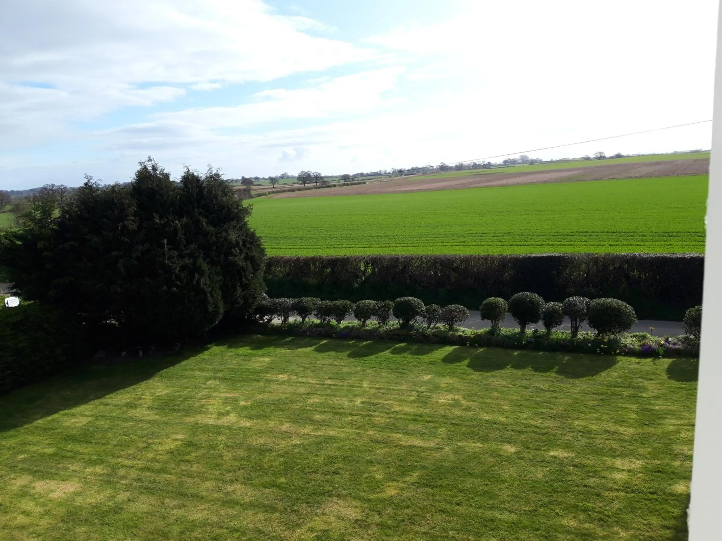 Garden in Upper Eyton Farmhouse B&B