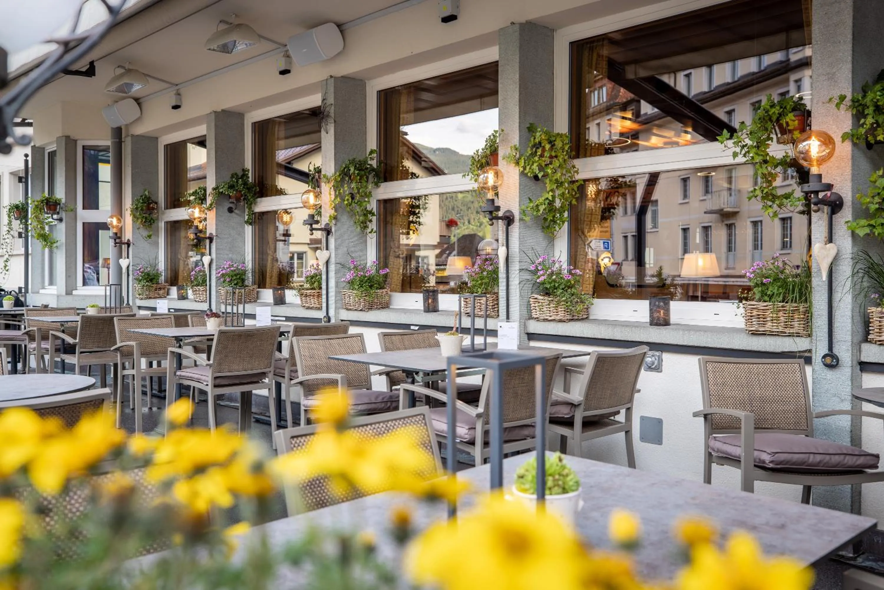 Restaurant/places to eat in Hotel Kreuz & Post Grindelwald