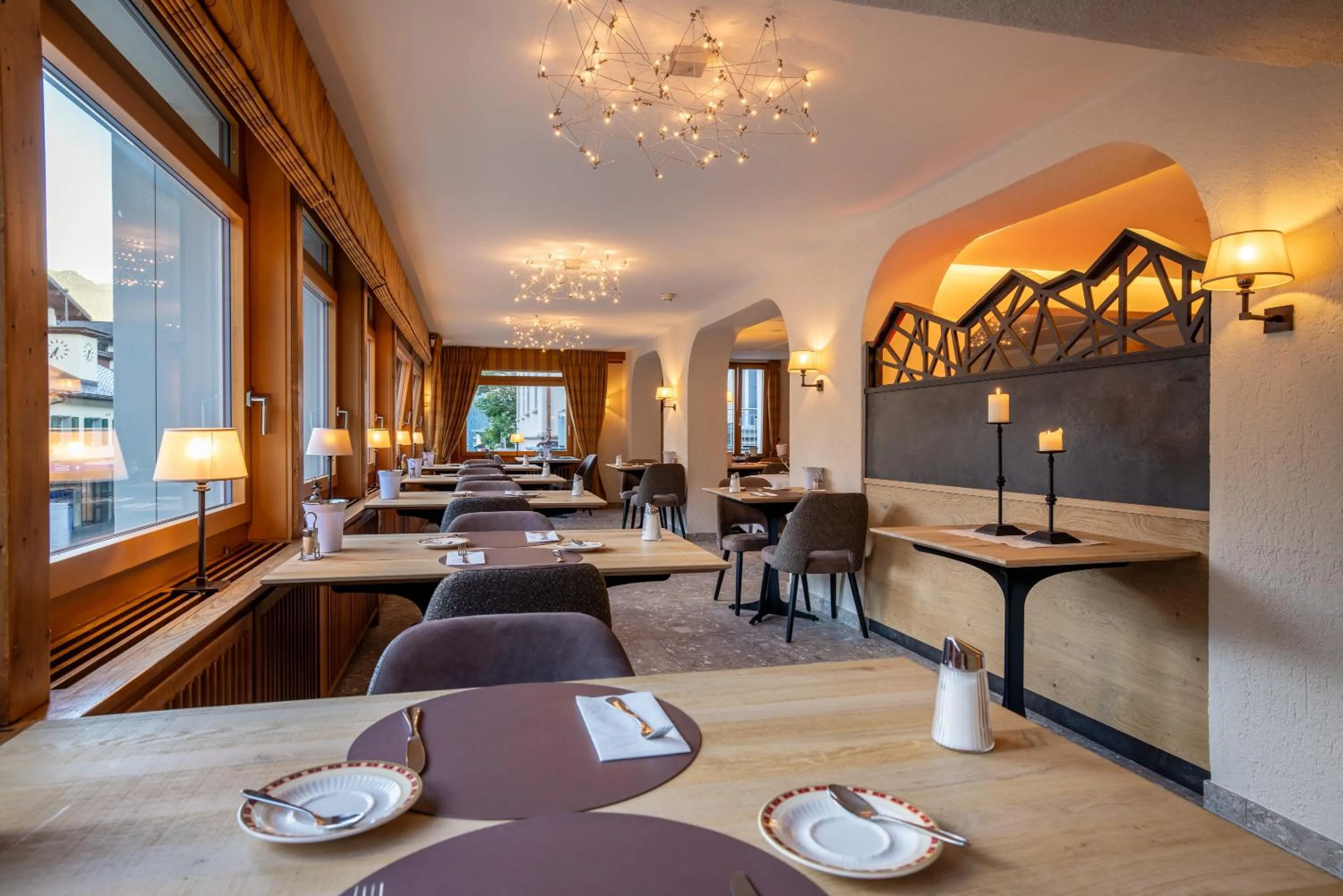 Restaurant/places to eat in Hotel Kreuz & Post Grindelwald