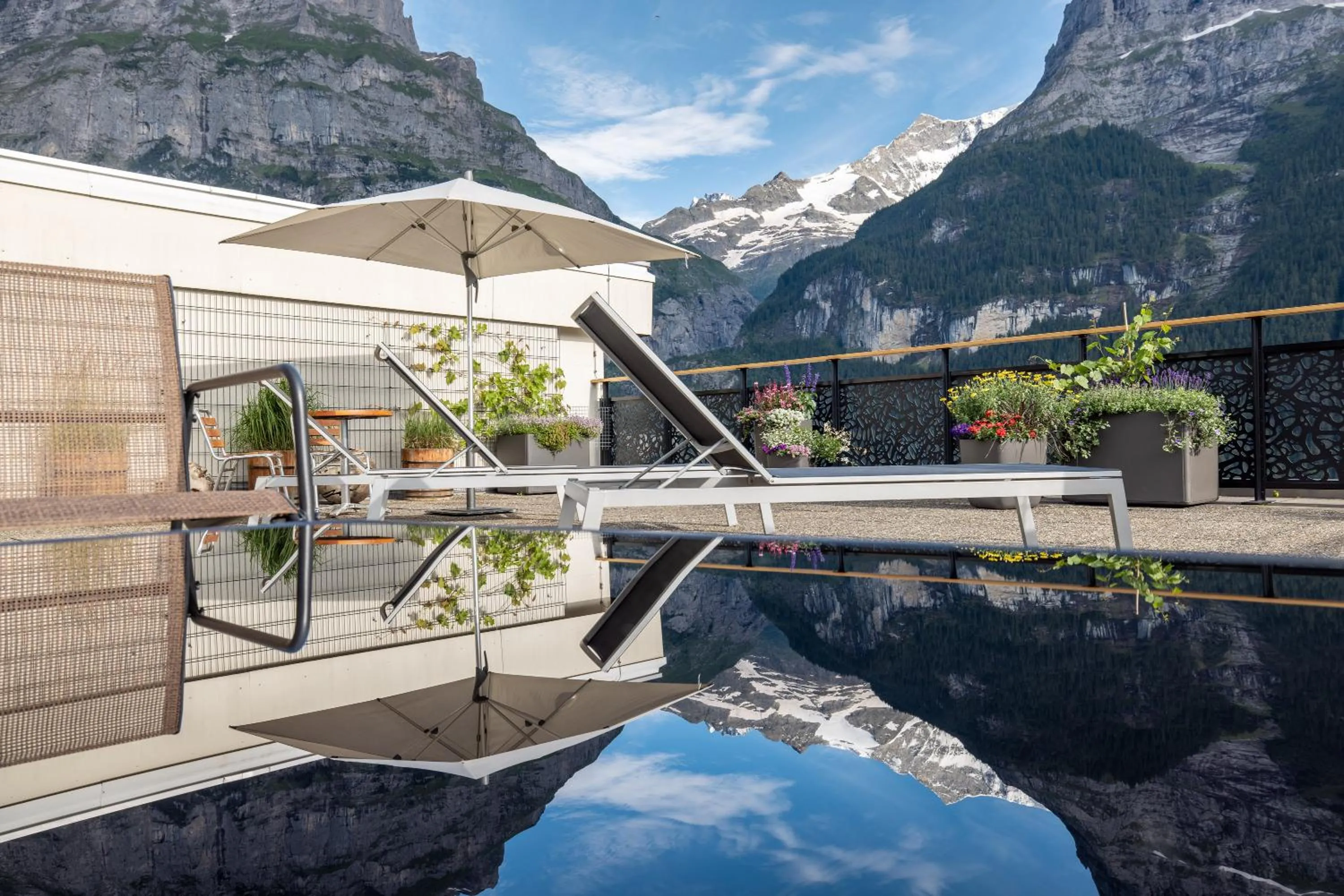 Balcony/Terrace in Hotel Kreuz & Post Grindelwald