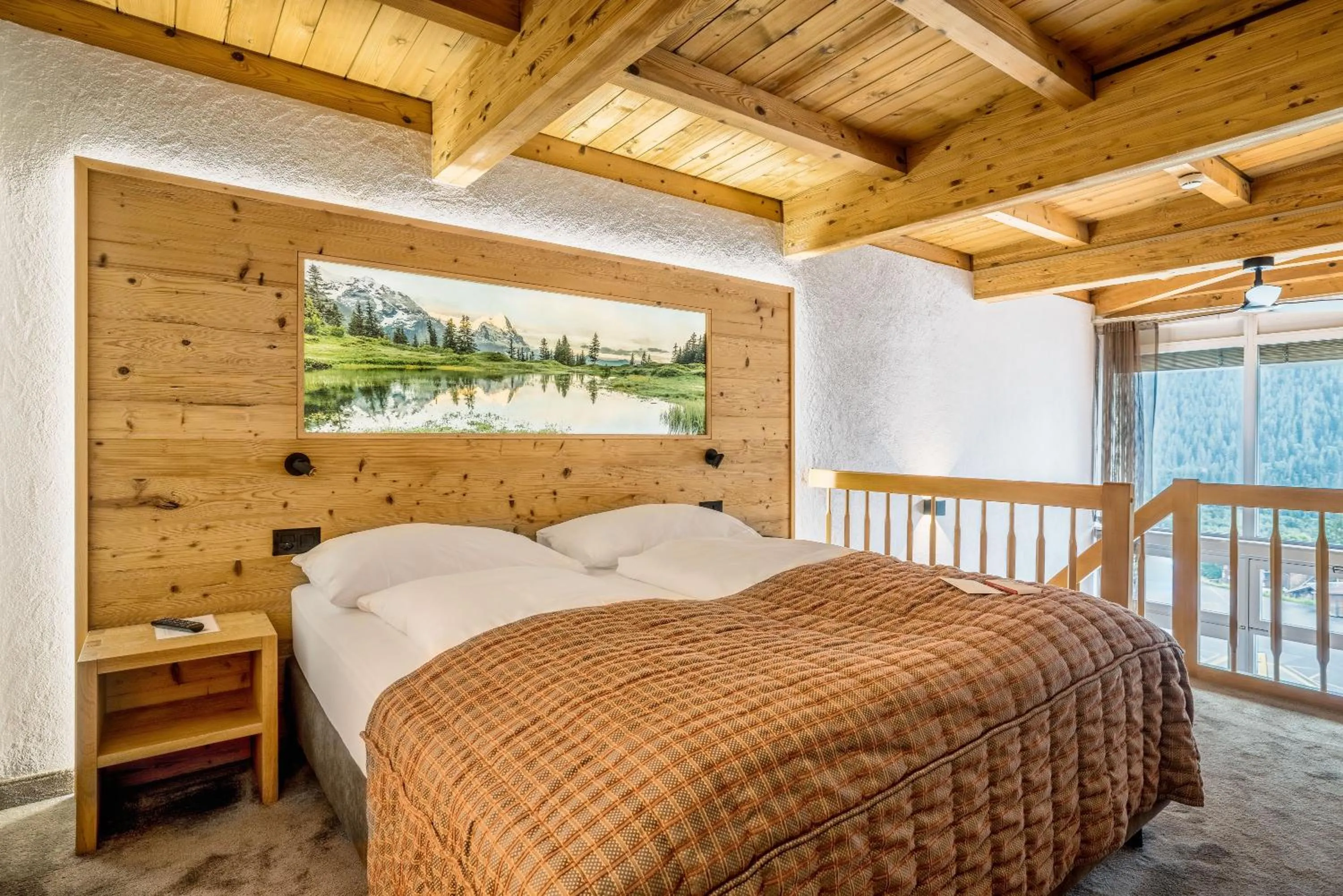 Bed in Hotel Kreuz & Post Grindelwald