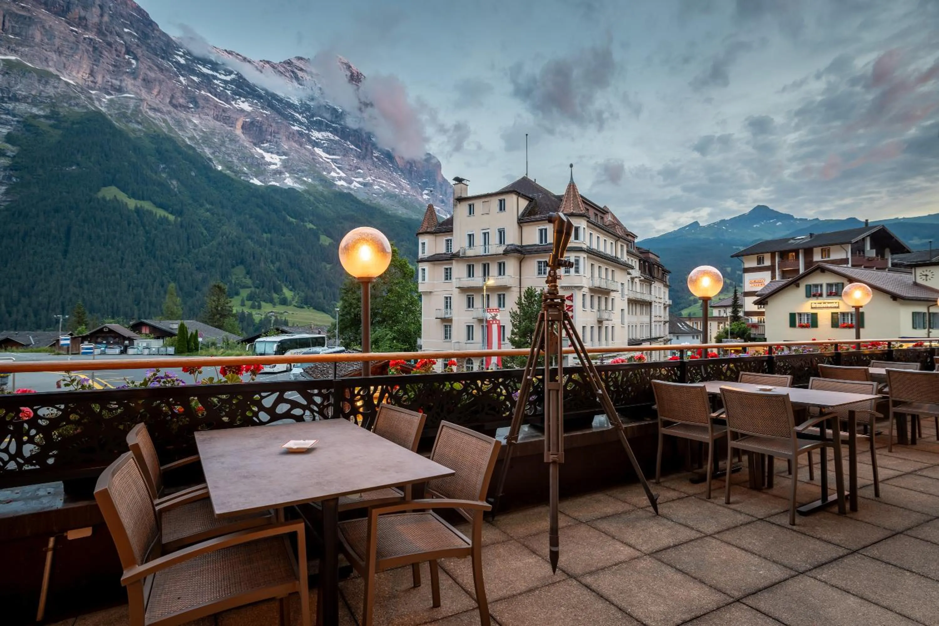 Restaurant/places to eat in Hotel Kreuz & Post Grindelwald