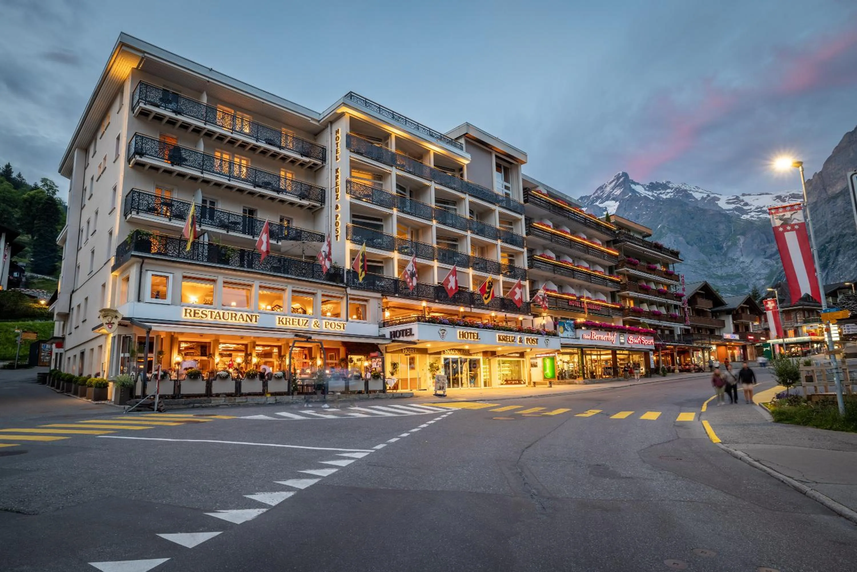 Property building in Hotel Kreuz & Post Grindelwald