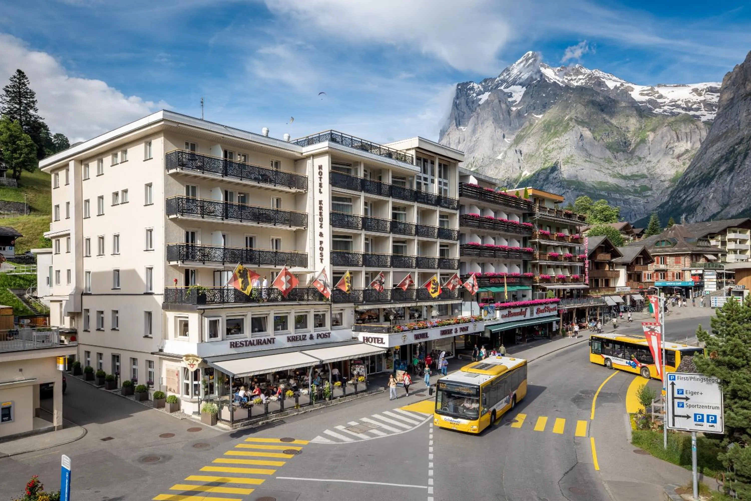 Property building in Hotel Kreuz & Post Grindelwald