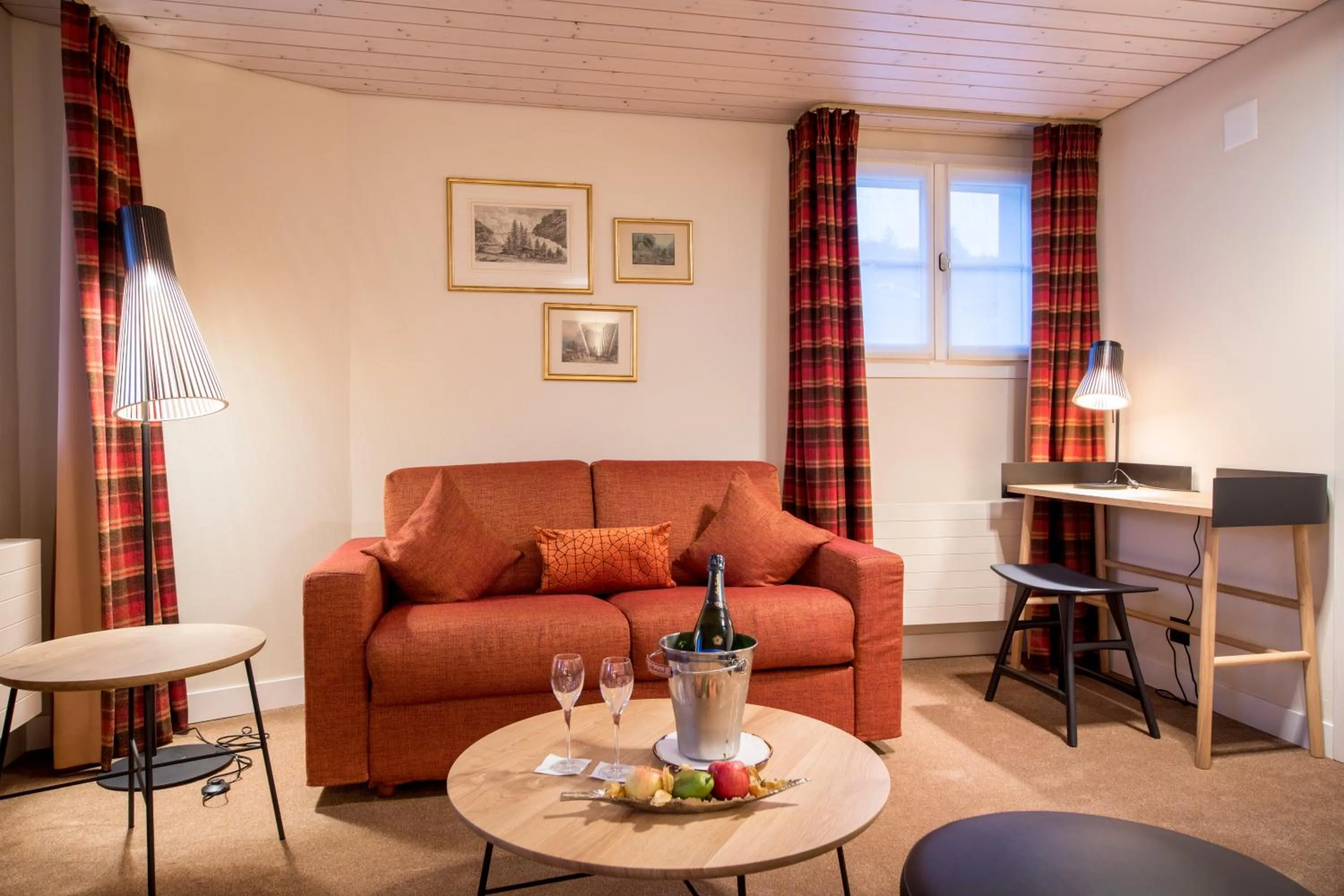 Seating area in Hotel Kreuz & Post Grindelwald