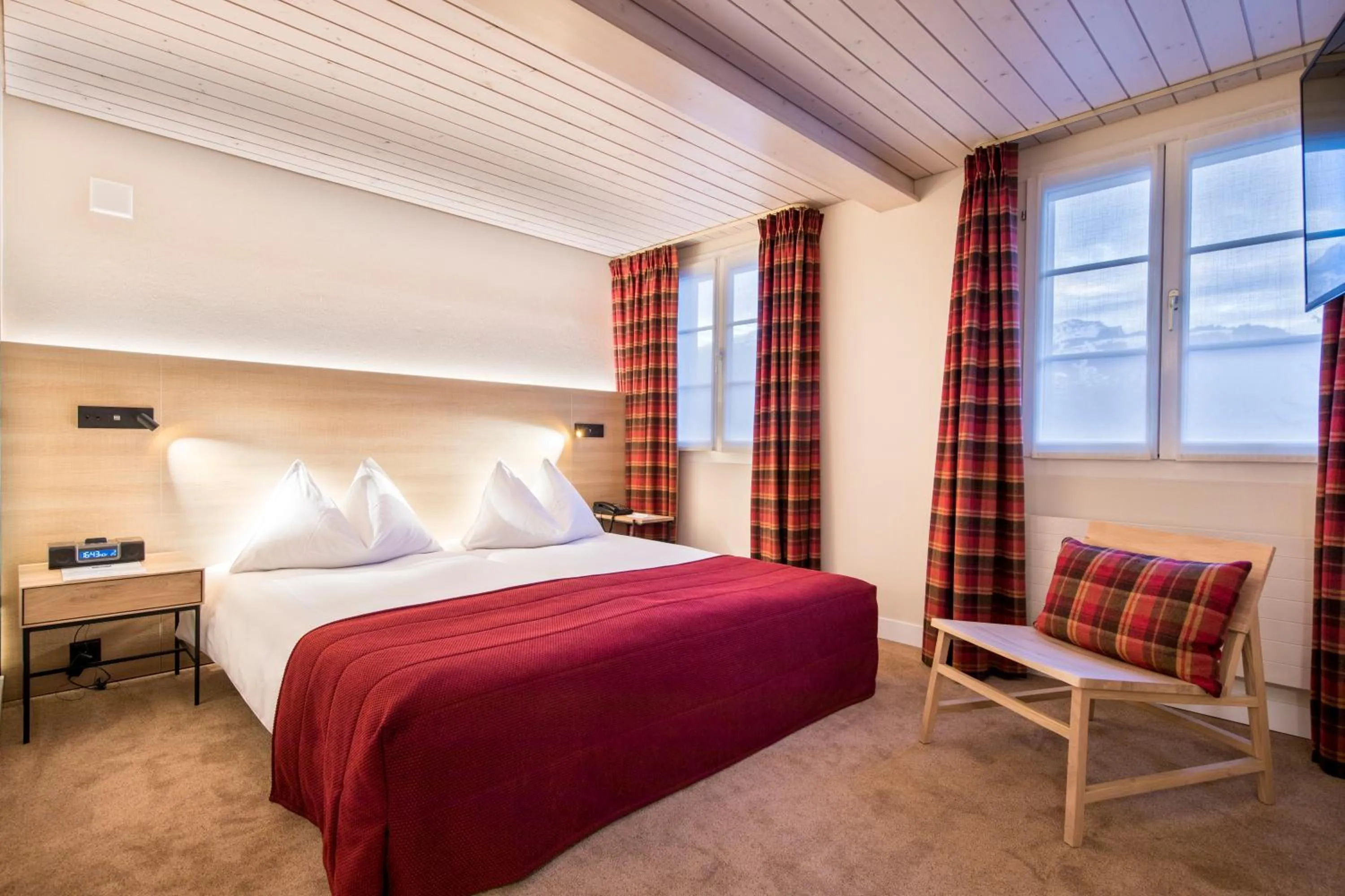Bed in Hotel Kreuz & Post Grindelwald