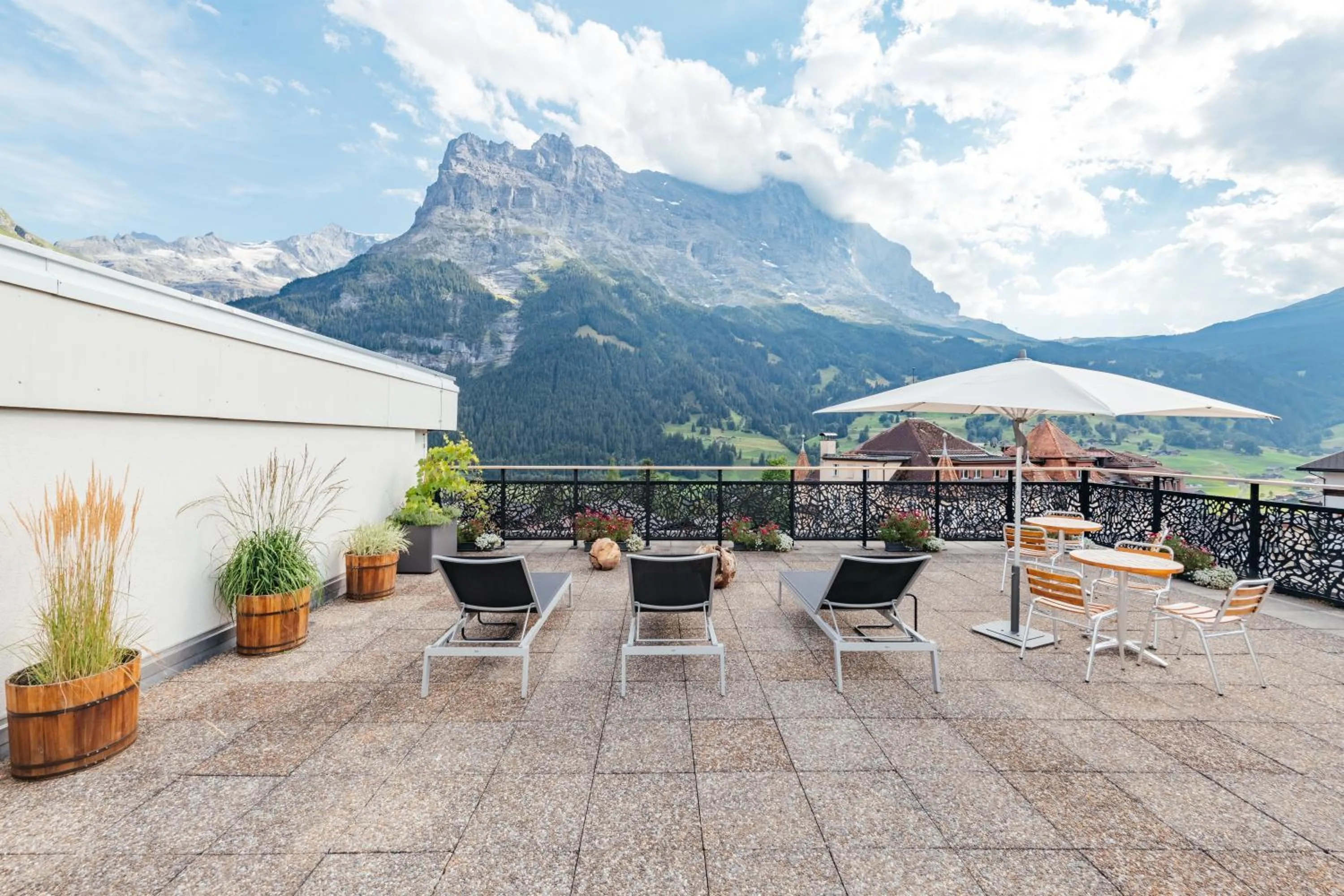 Balcony/Terrace in Hotel Kreuz & Post Grindelwald