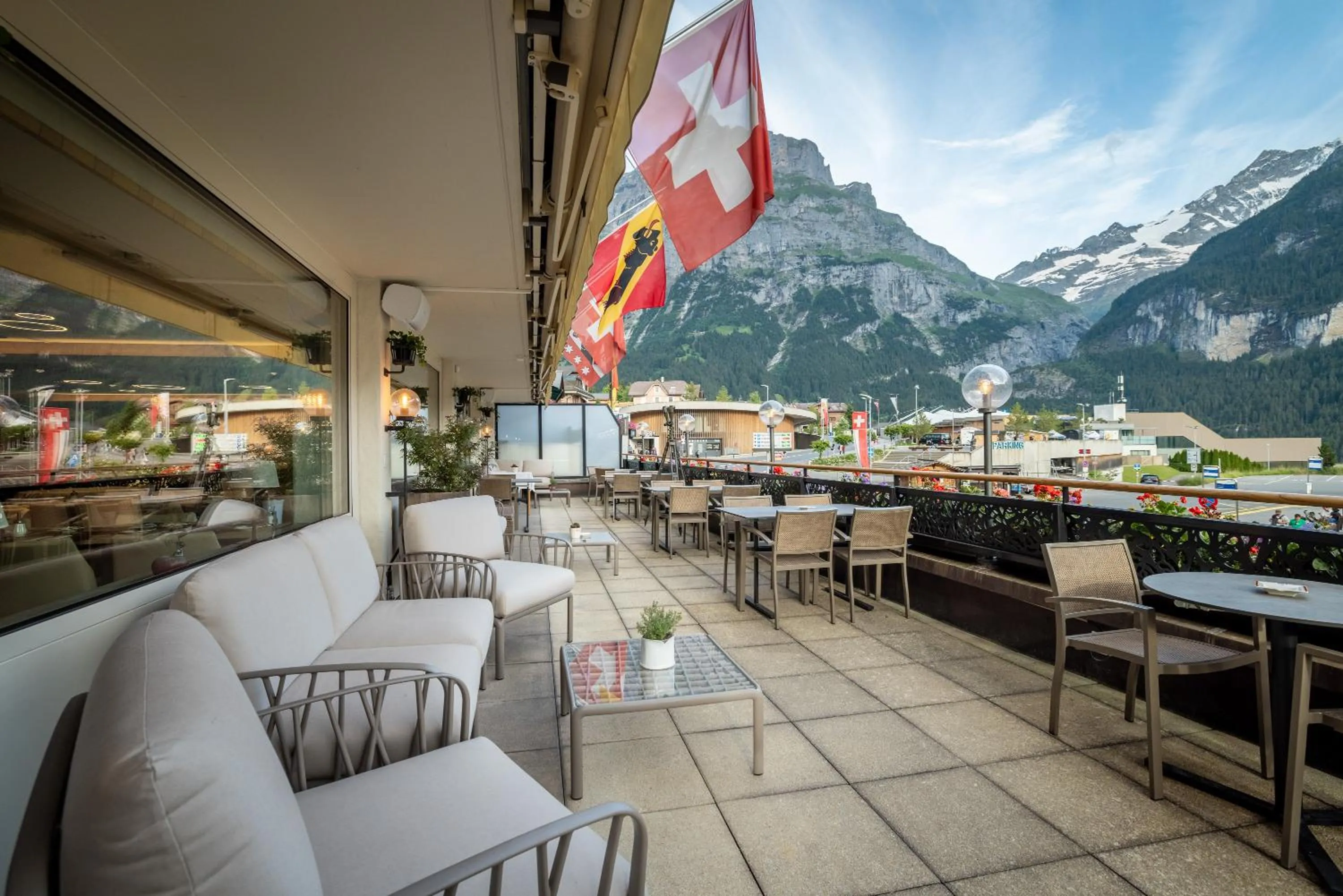 Restaurant/places to eat in Hotel Kreuz & Post Grindelwald