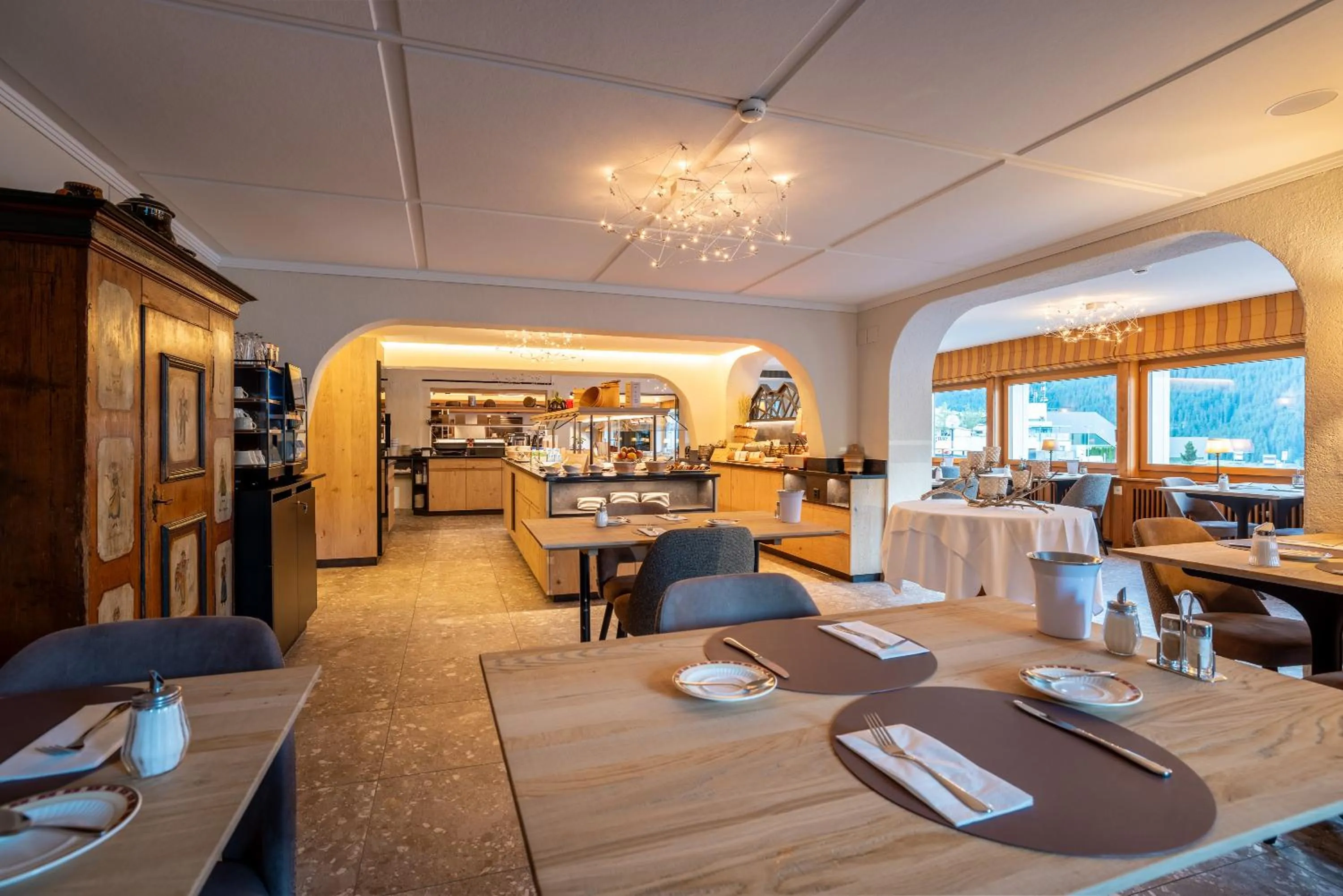 Restaurant/places to eat in Hotel Kreuz & Post Grindelwald