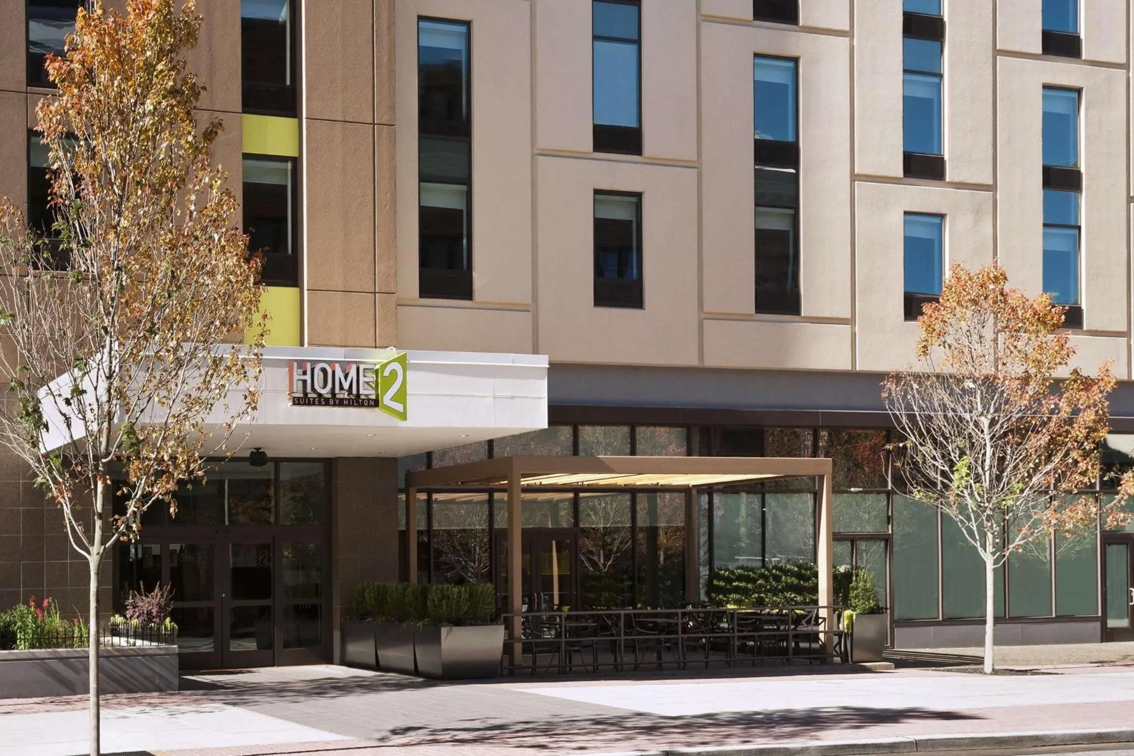 Property building in Home2 Suites by Hilton Philadelphia Convention Center