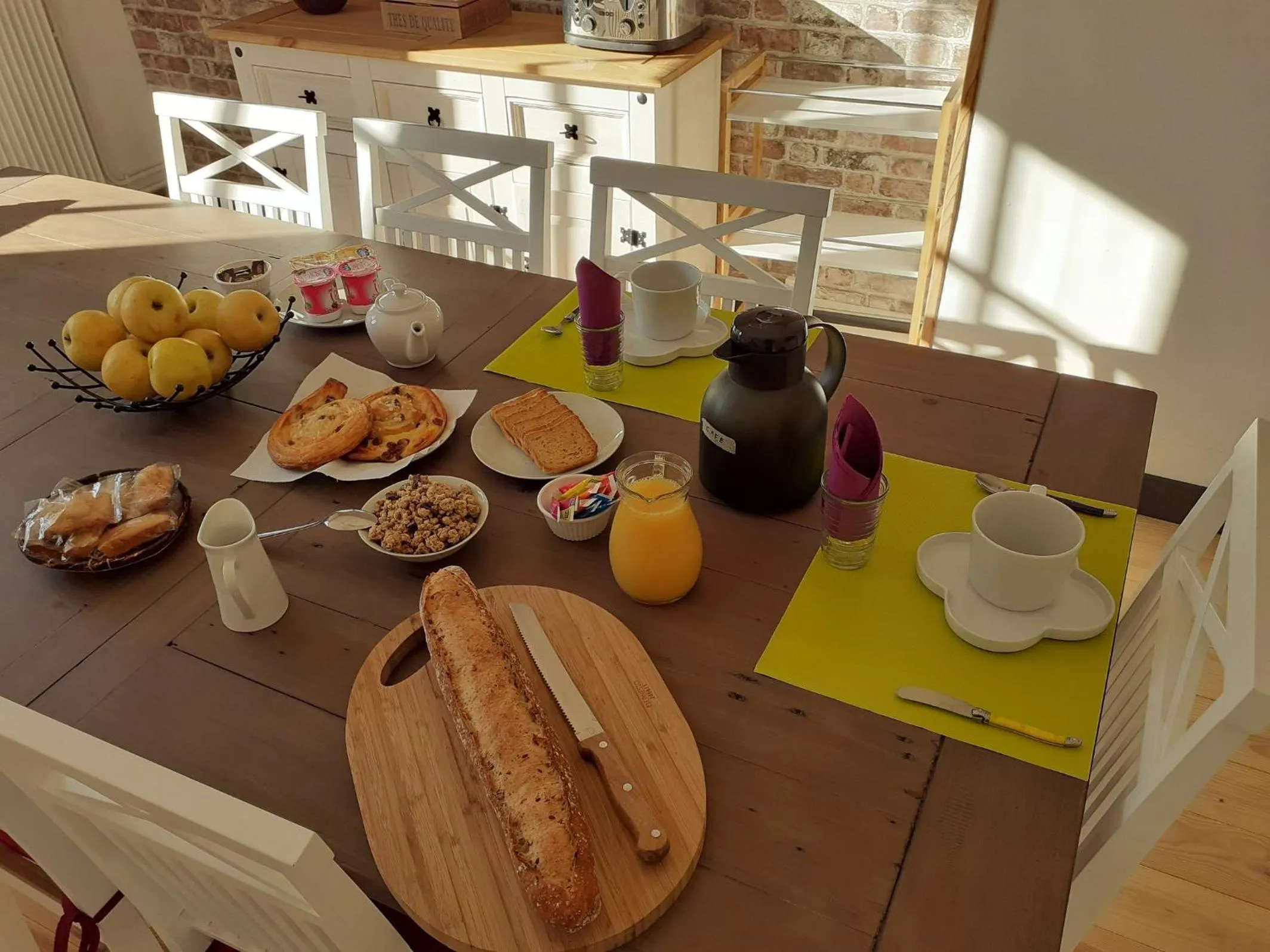 Breakfast in Le Clos des Passiflores