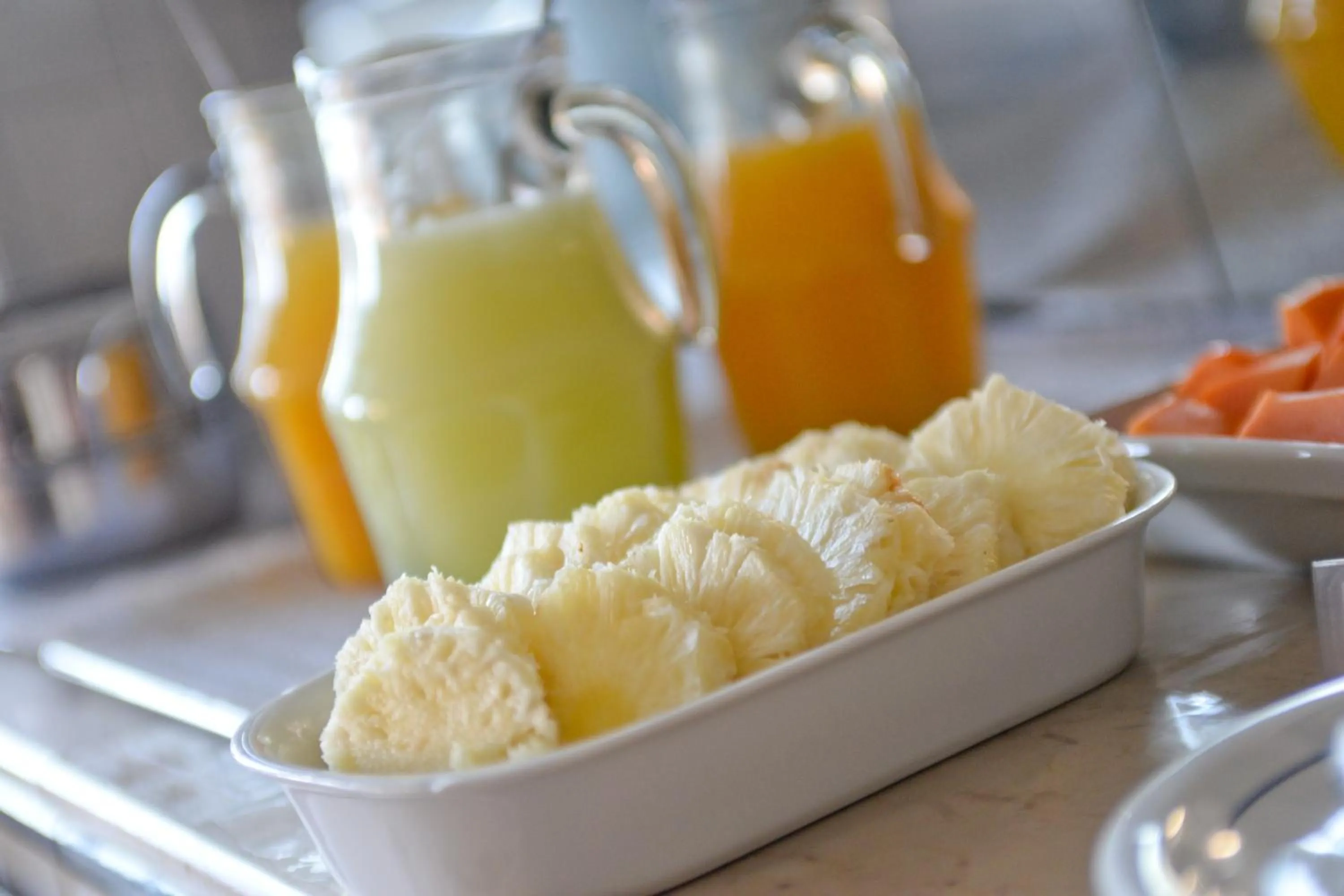 Continental breakfast in Cristal Palace Hotel