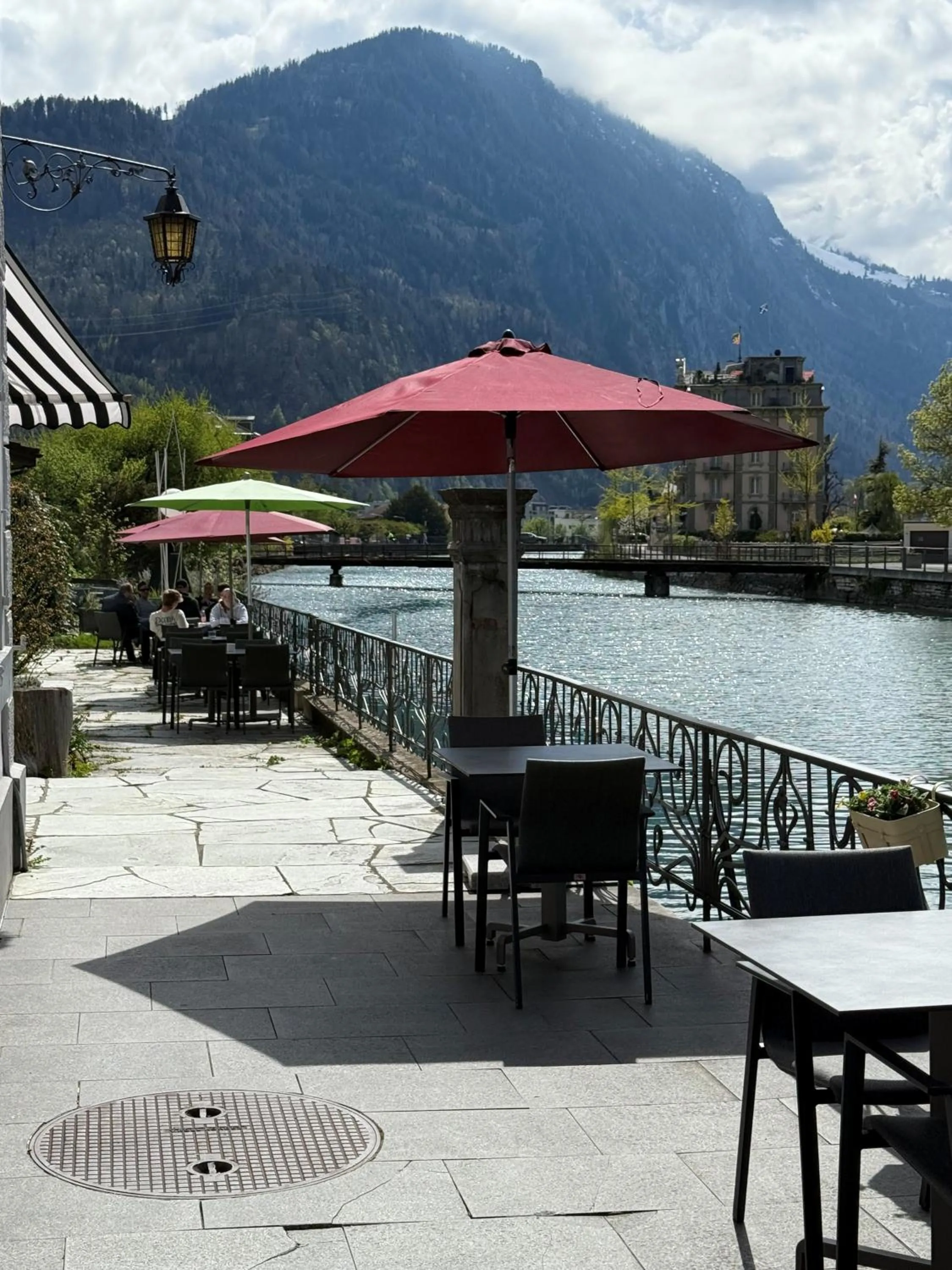 Patio in Boutique Hotel Bellevue