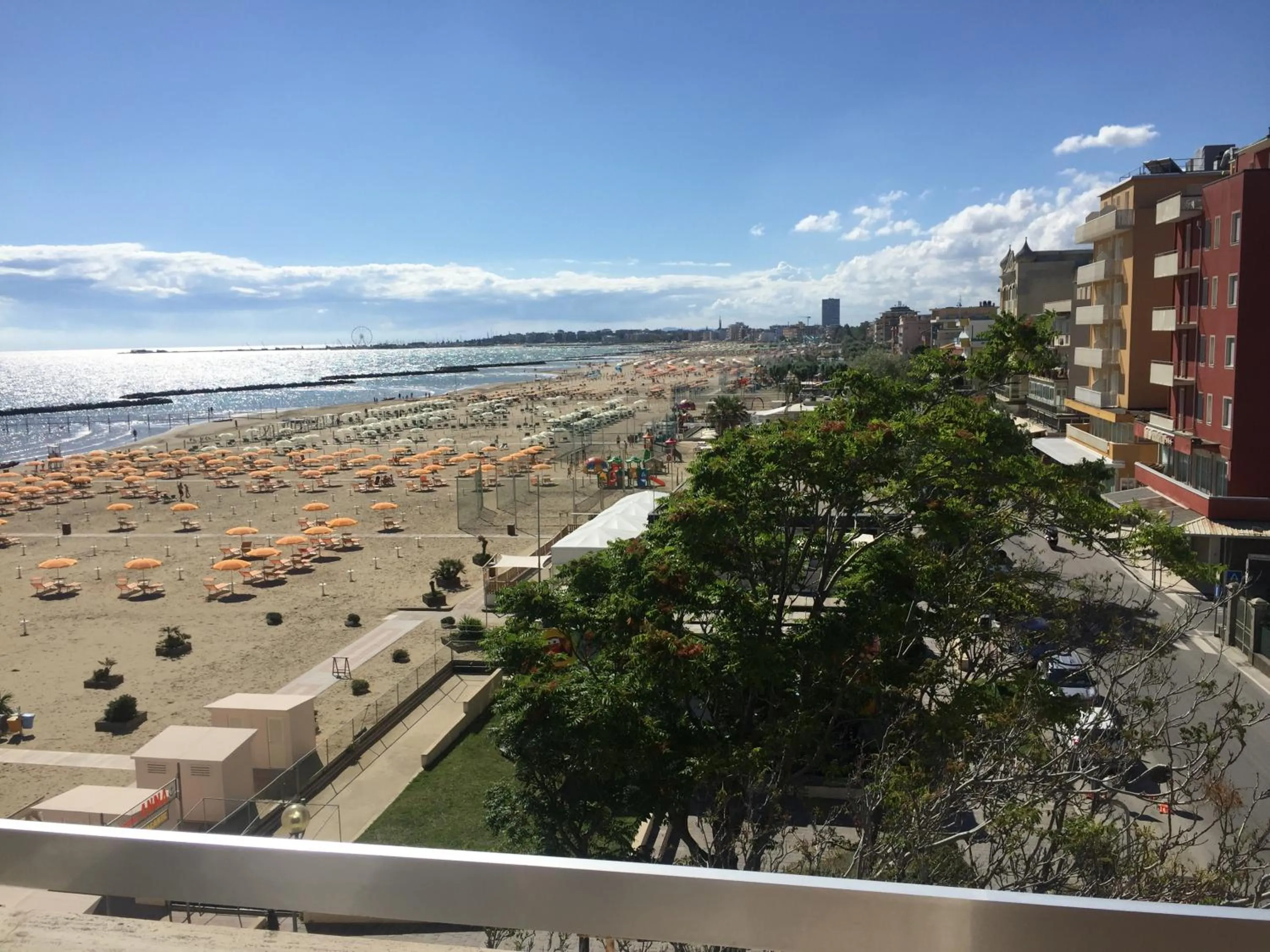 View (from property/room) in Hotel Adriatica sul Mare