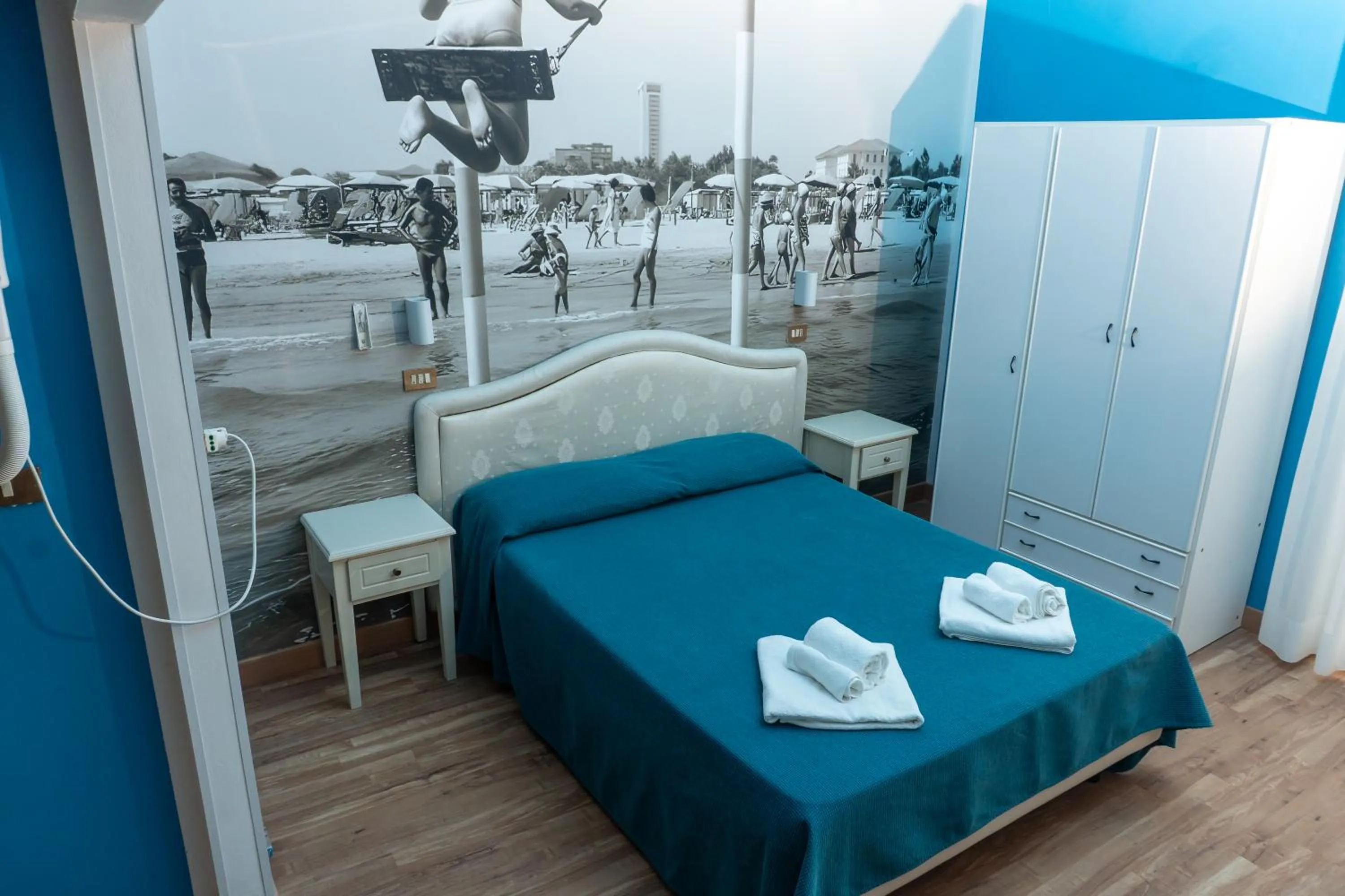 Bedroom, Bed in Hotel Adriatica sul Mare