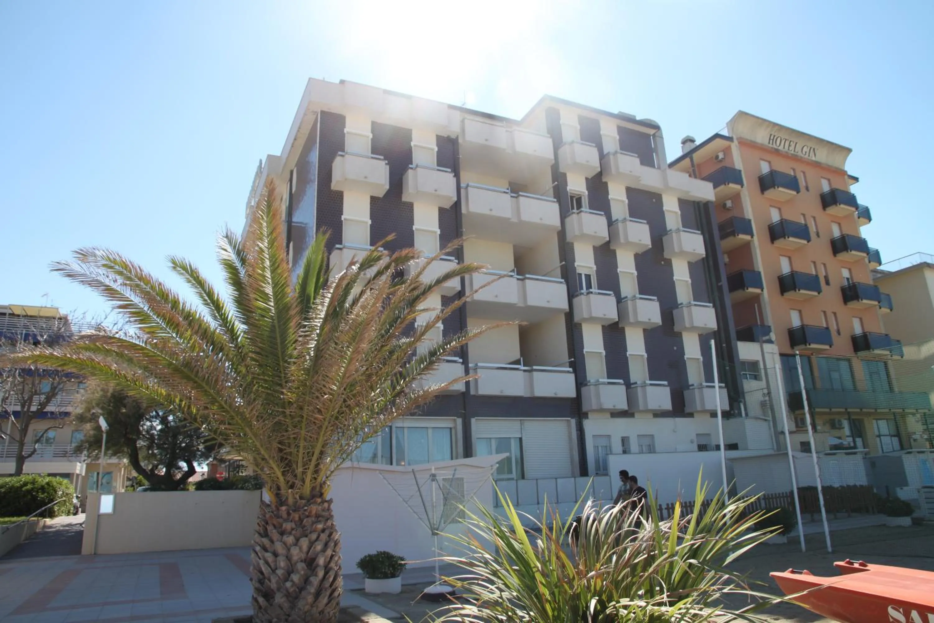 View (from property/room) in Hotel Adriatica sul Mare