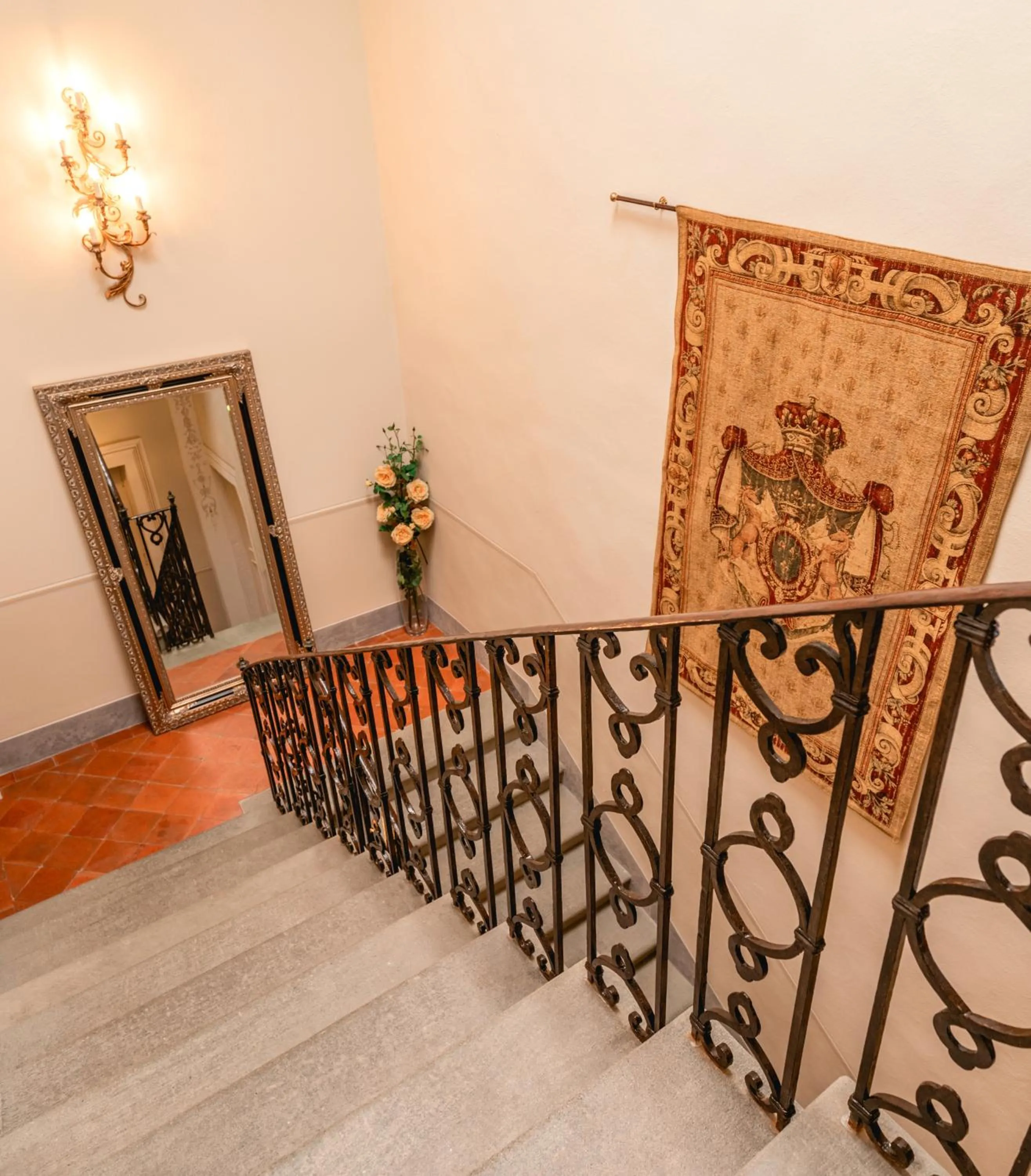 Decorative detail in Villa La Preziosa