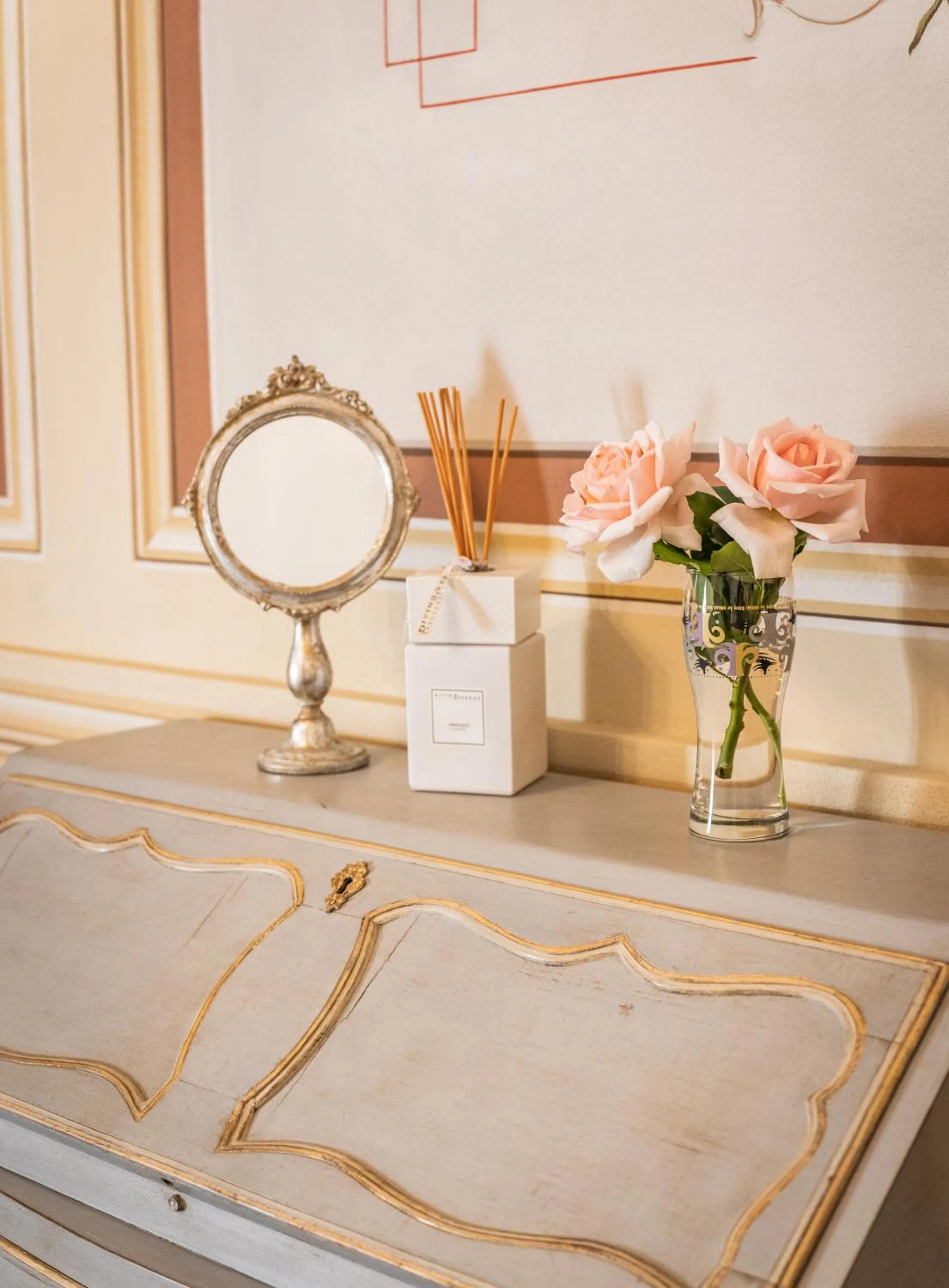 Decorative detail in Villa La Preziosa