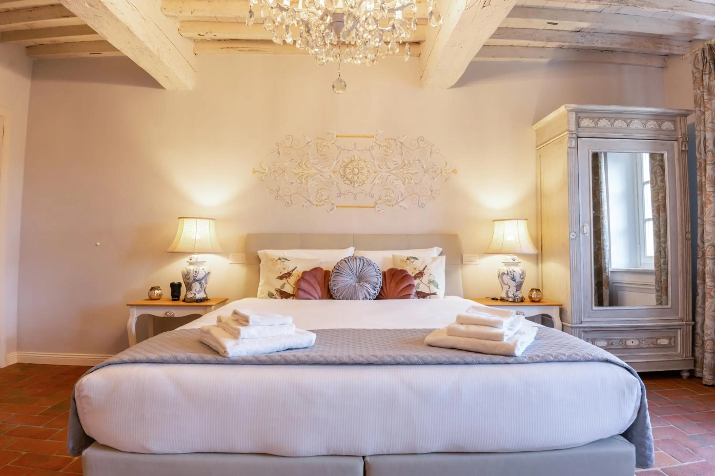Bed in Villa La Preziosa