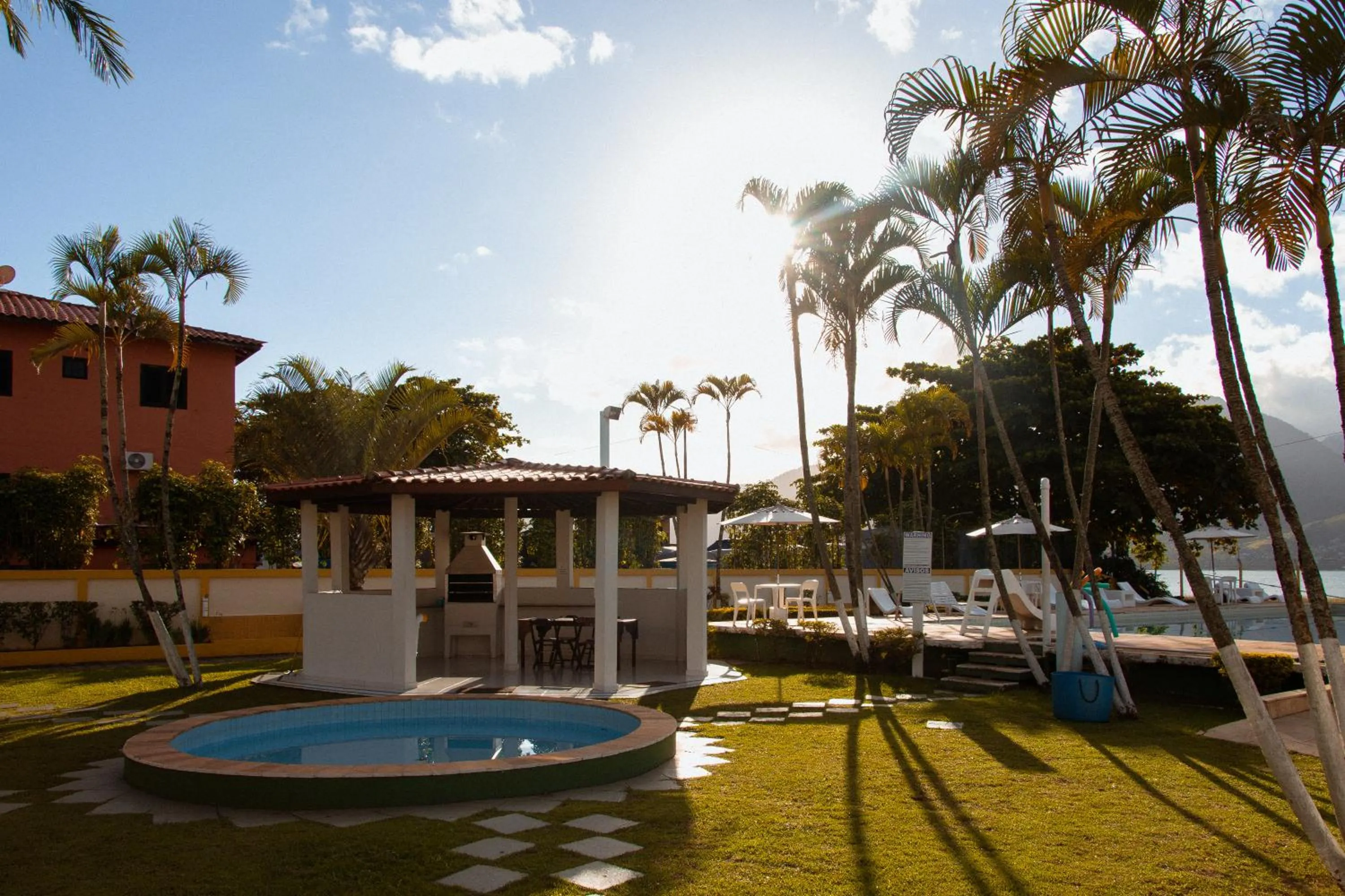Pool view in Hotel Recanto dos Pássaros
