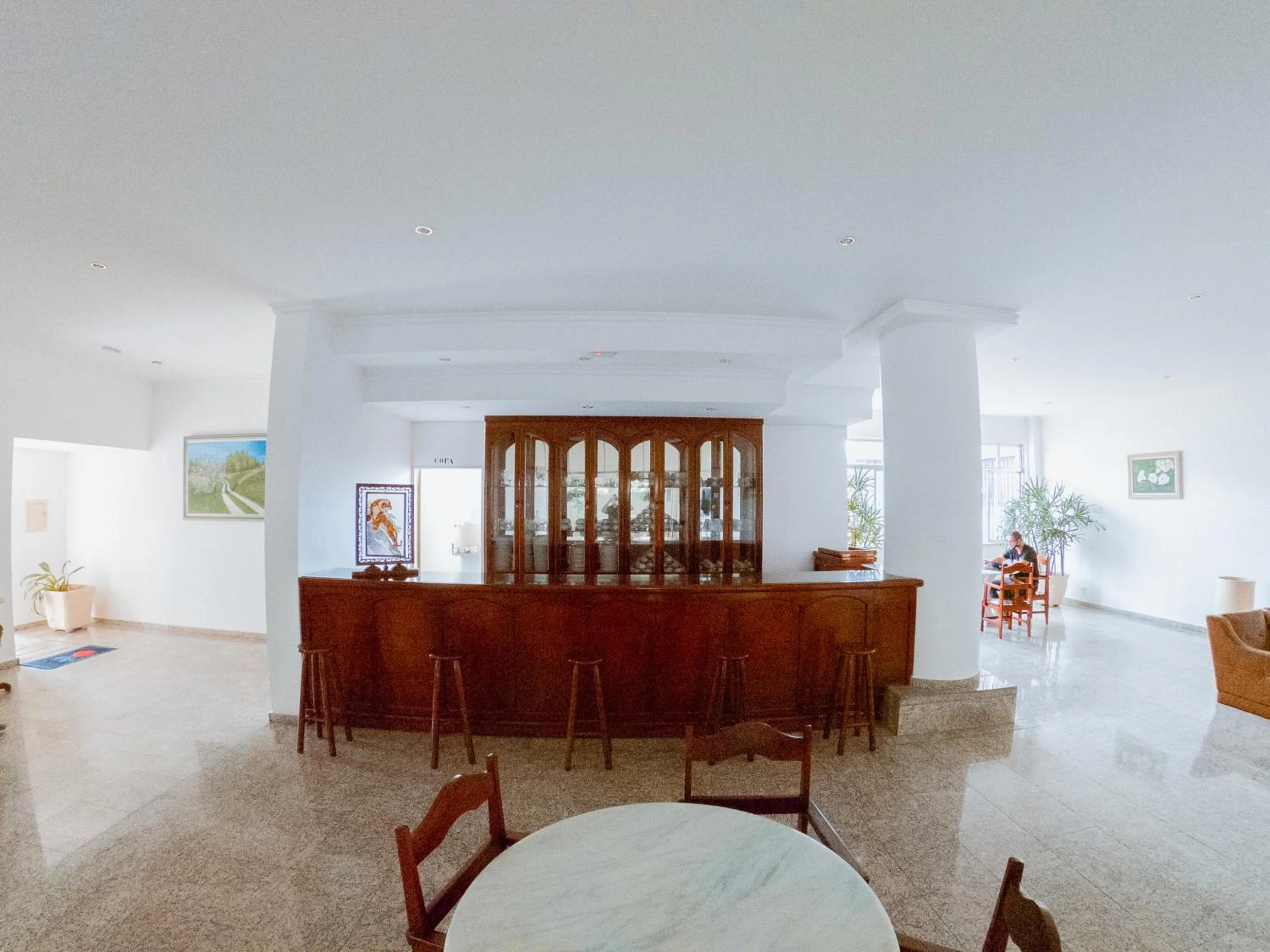 Seating area in Hotel Recanto dos Pássaros