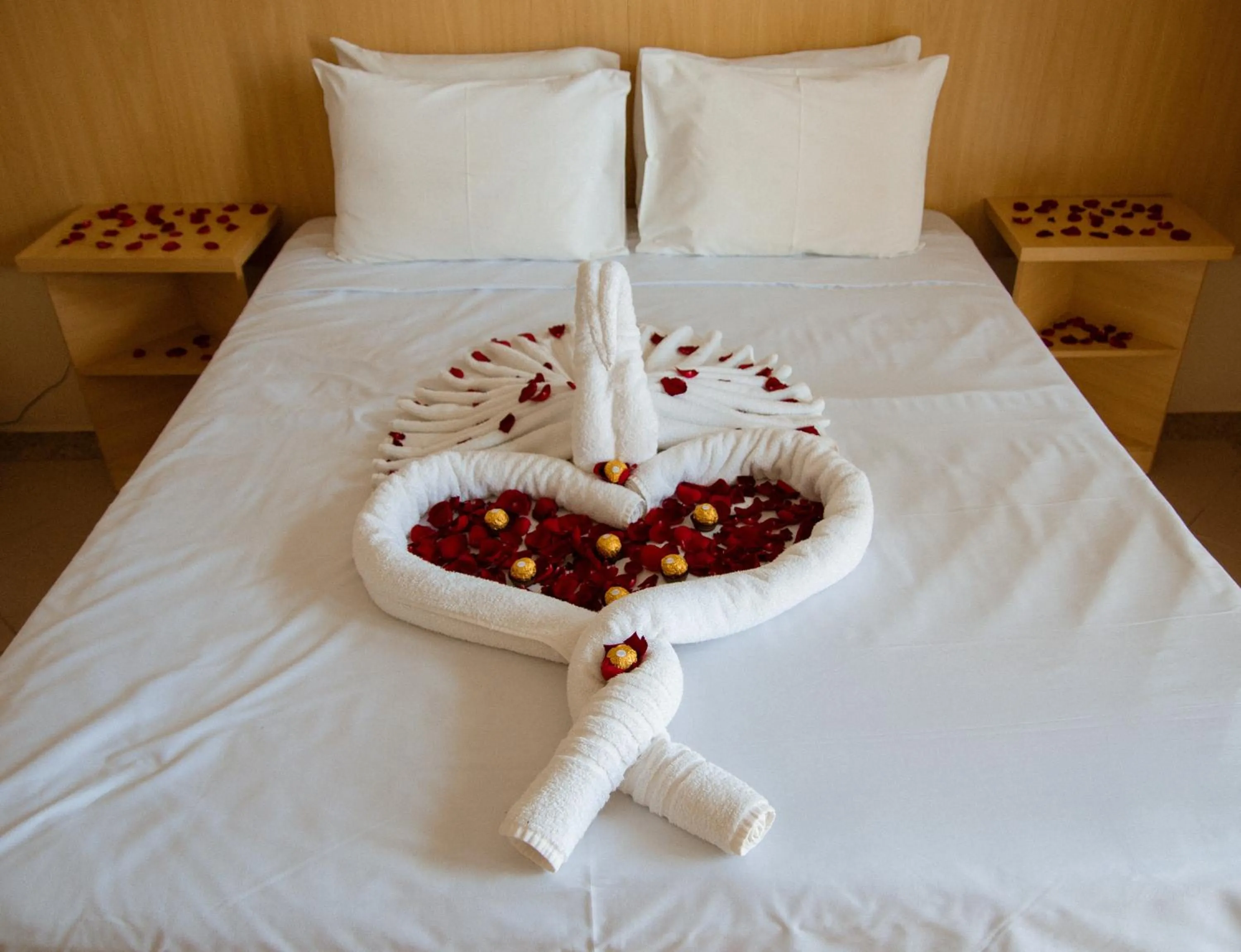 Bed in Hotel Recanto dos Pássaros