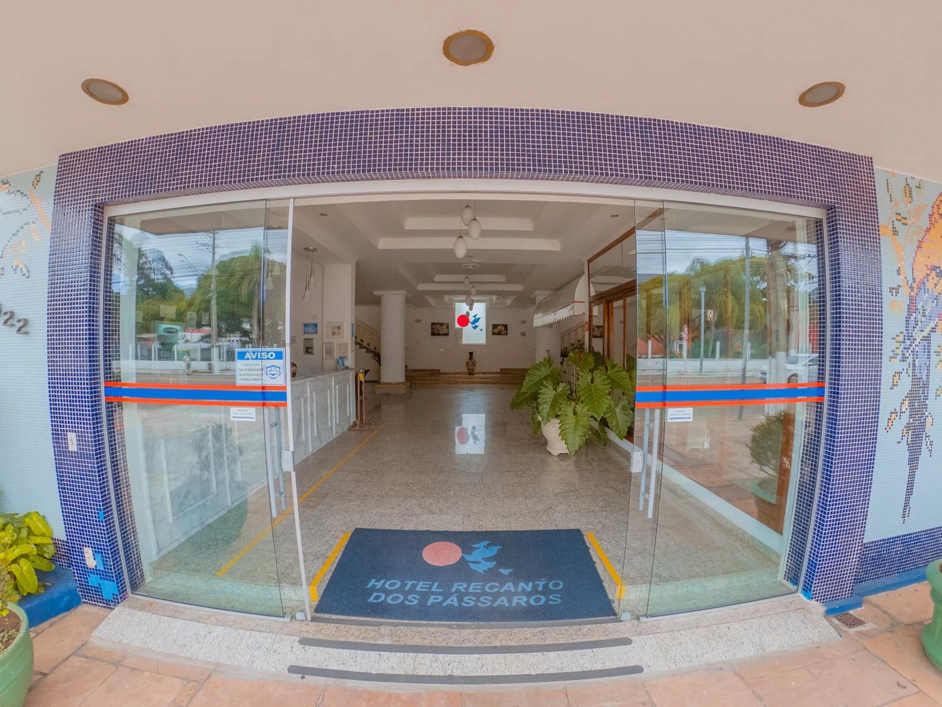 Facade/entrance in Hotel Recanto dos Pássaros