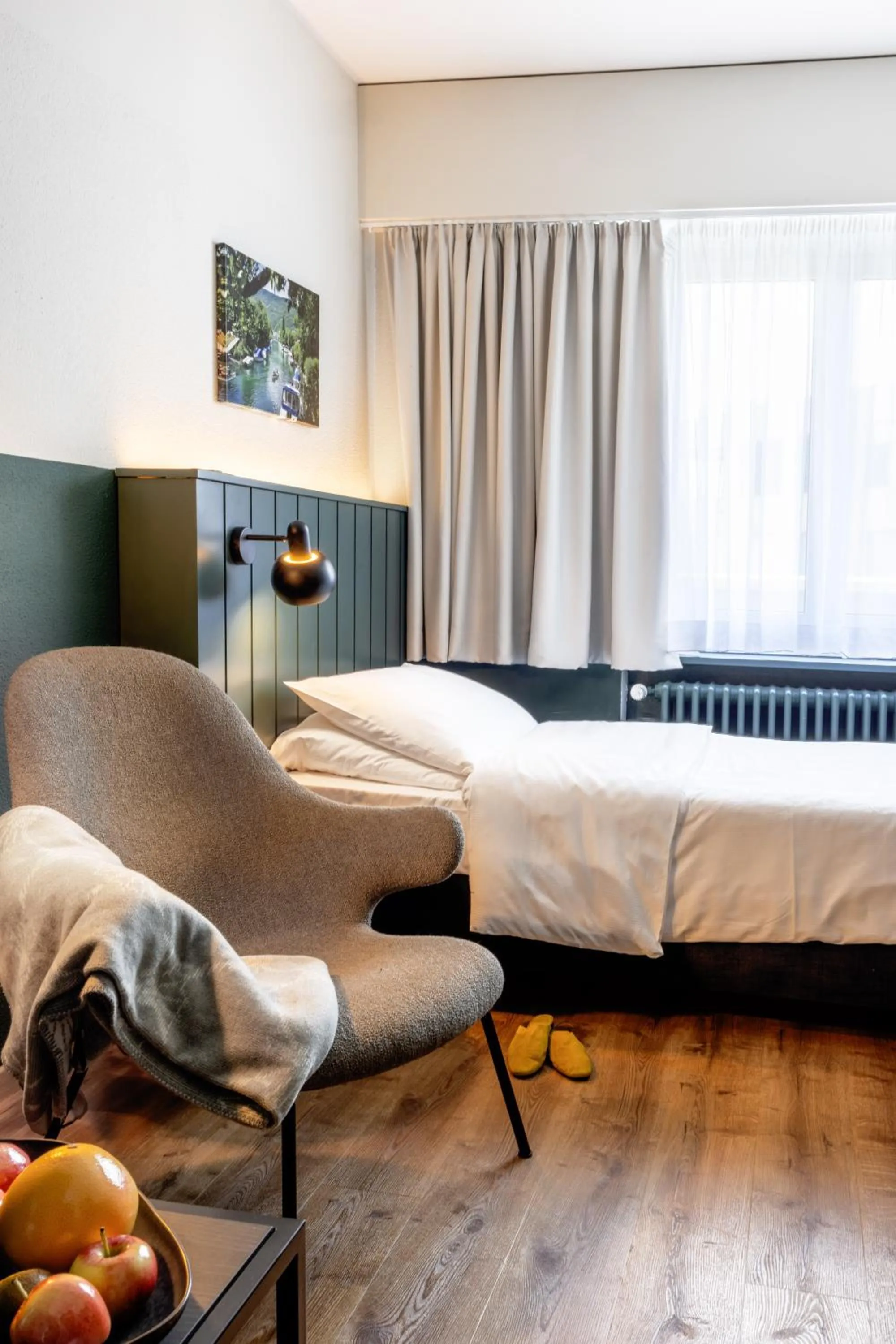 Bed in City Hotel Biel Bienne Free Parking