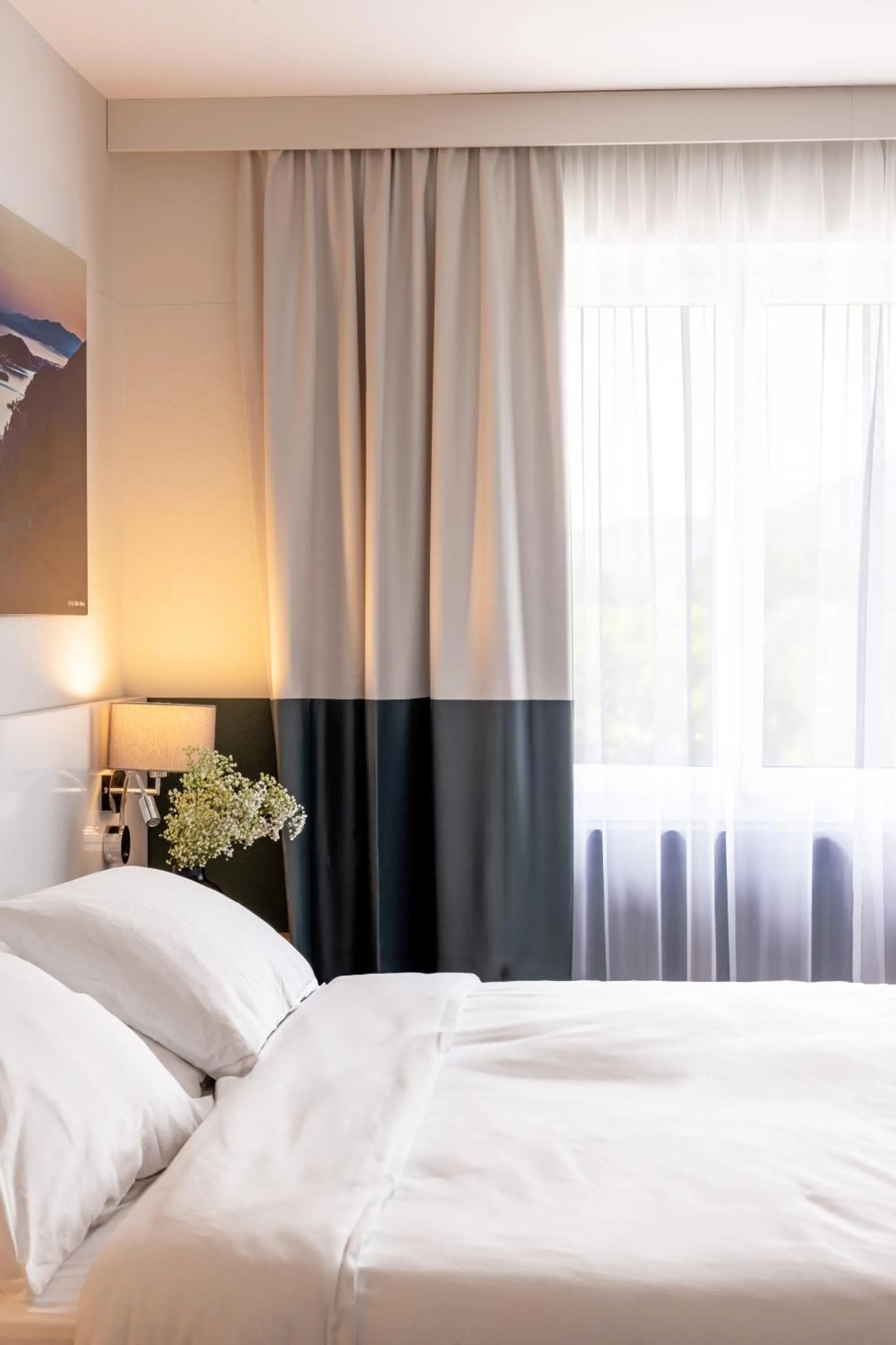 Bed in City Hotel Biel Bienne Free Parking