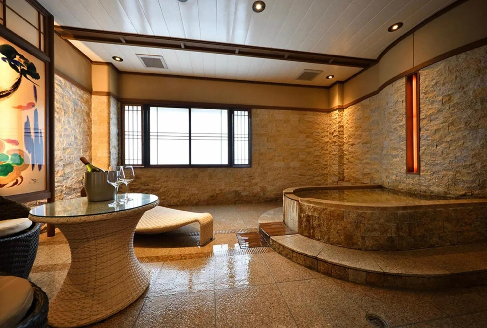 Hot Spring Bath in Shima Onsen Yoshimoto