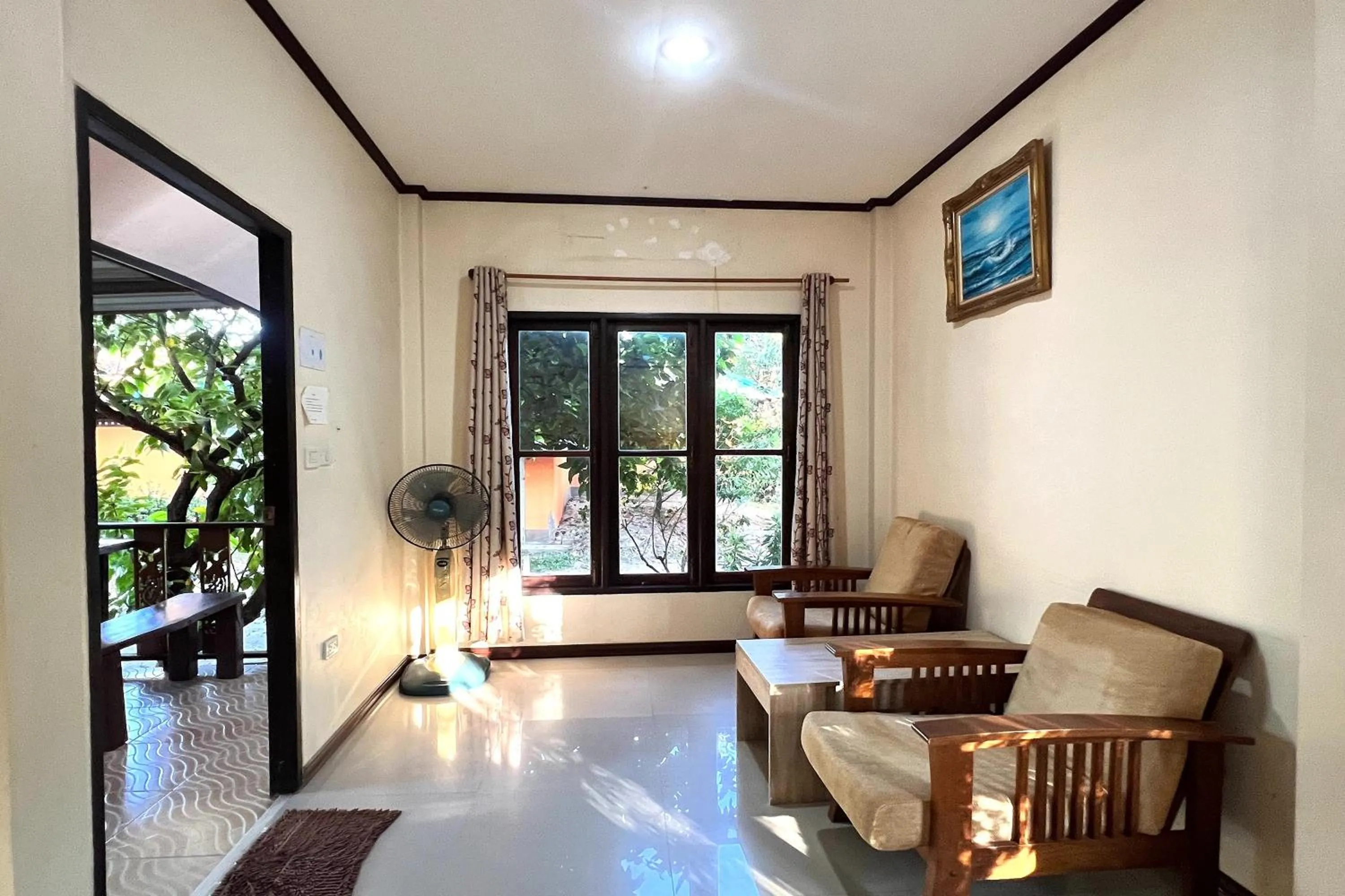 Seating area in Saithong Resort