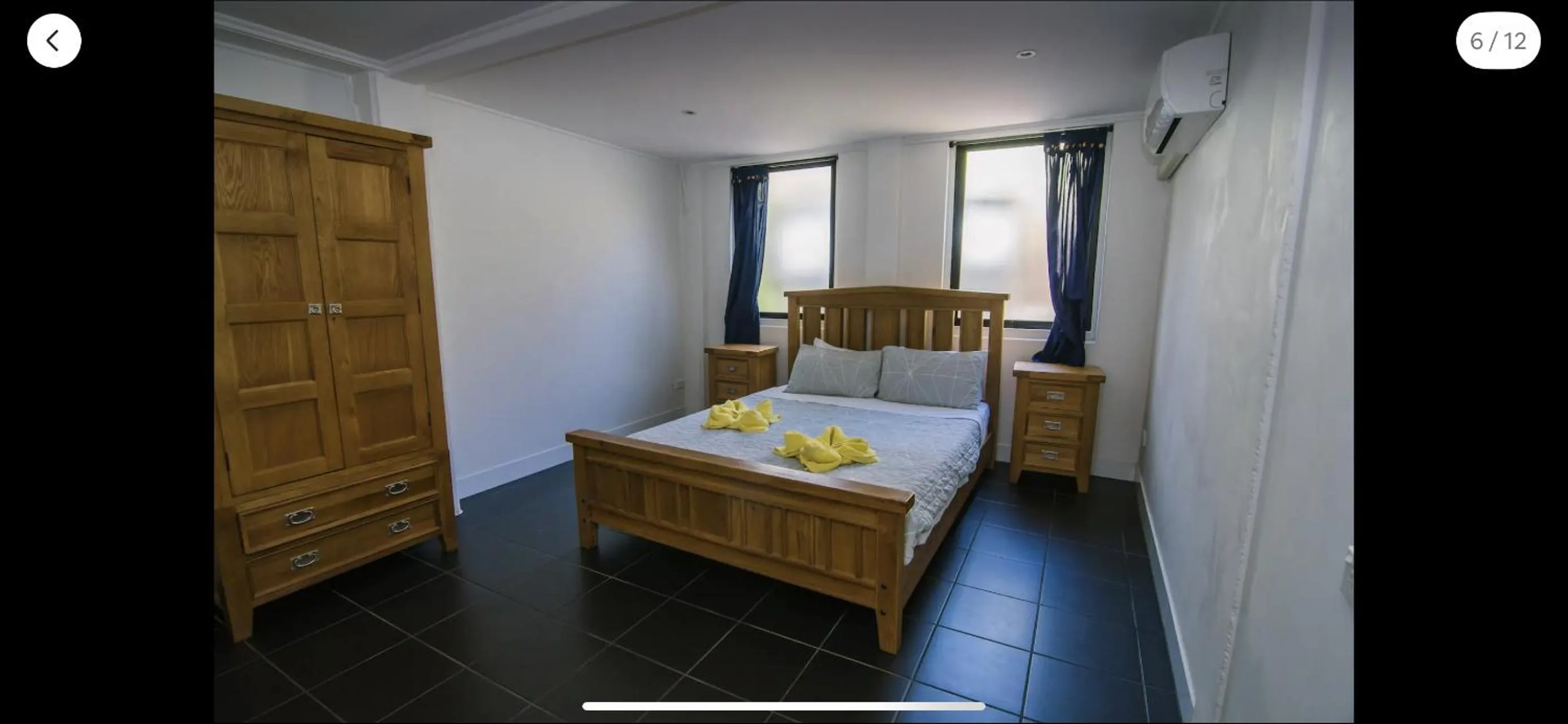 Bed in Grimshaw House