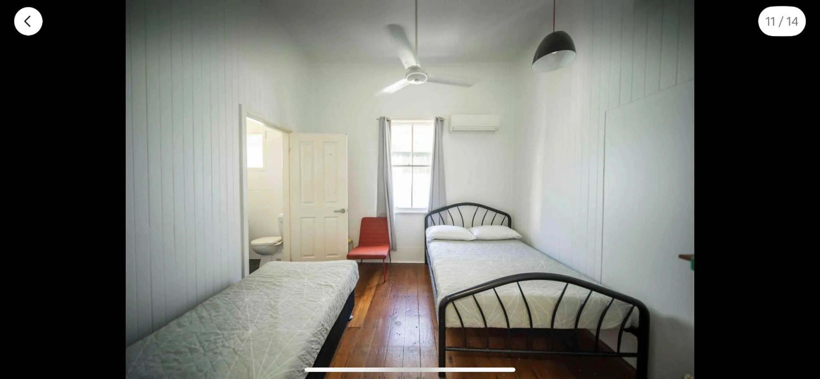 Bed in Grimshaw House