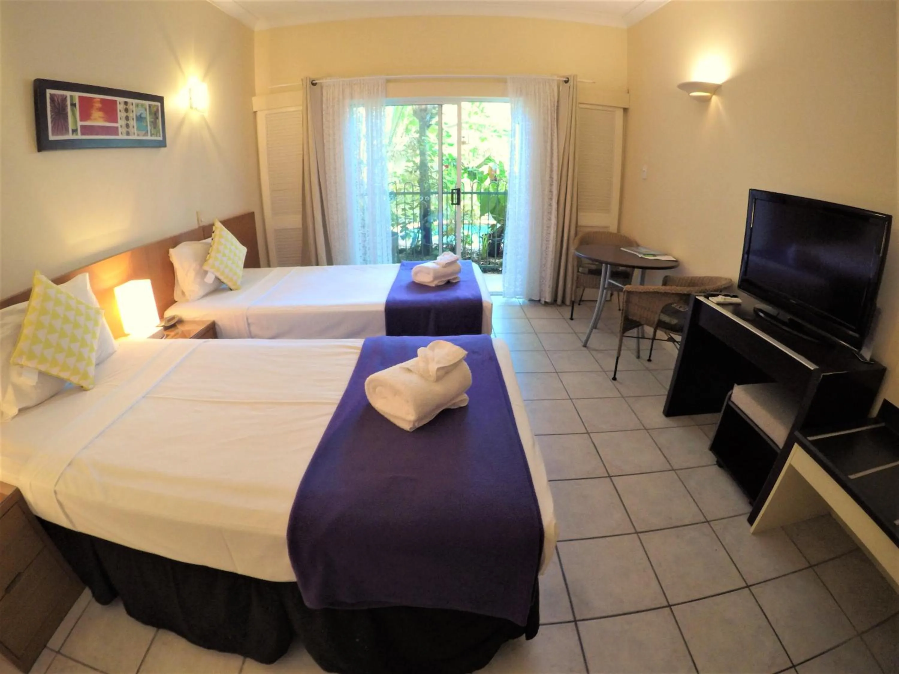 Photo of the whole room, Bed in Crystal Garden Resort & Restaurant