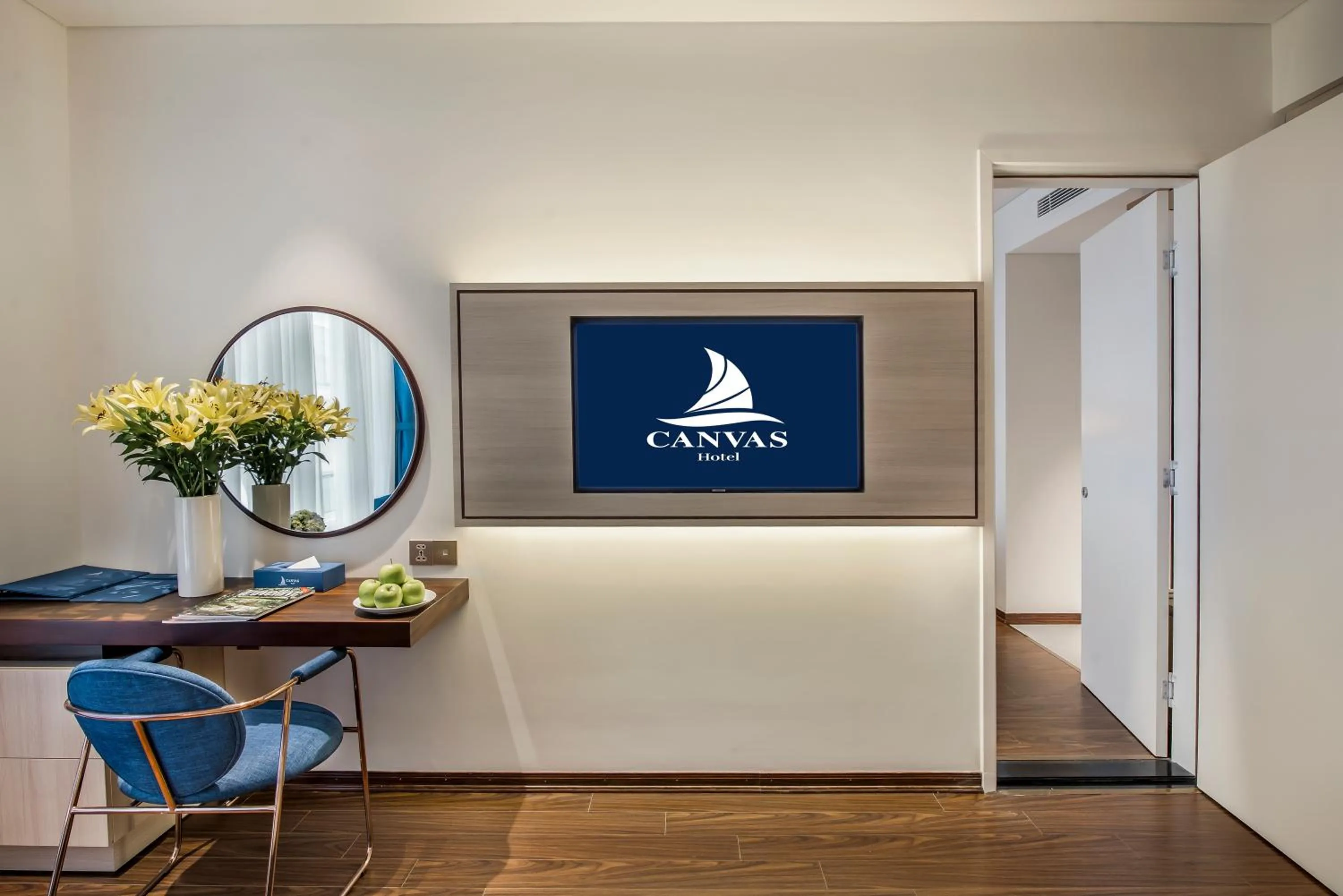 TV and multimedia in Canvas Danang Beach Hotel